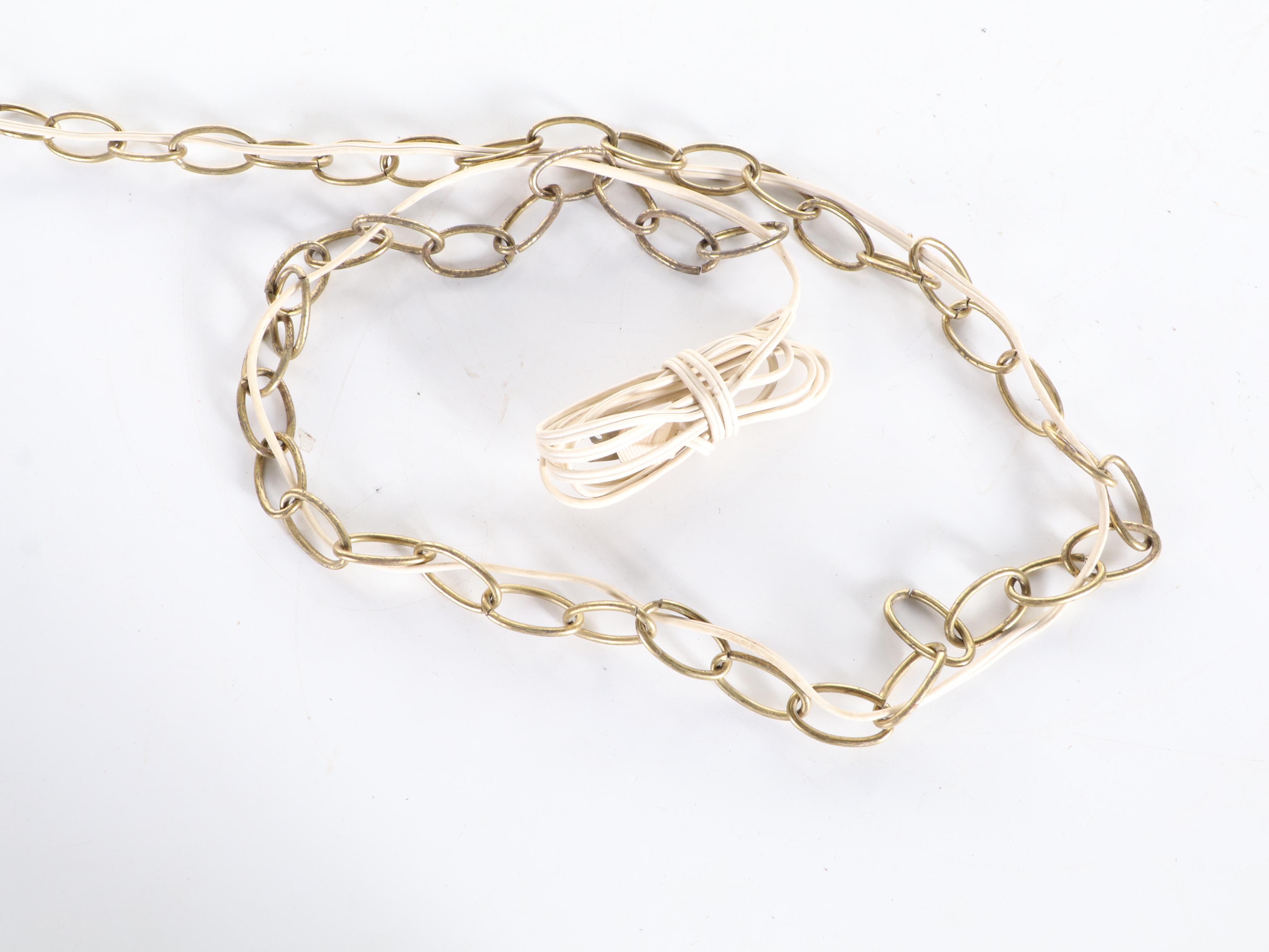 Hudepohl Beer Faux Stained Glass Advertising Ceiling Light