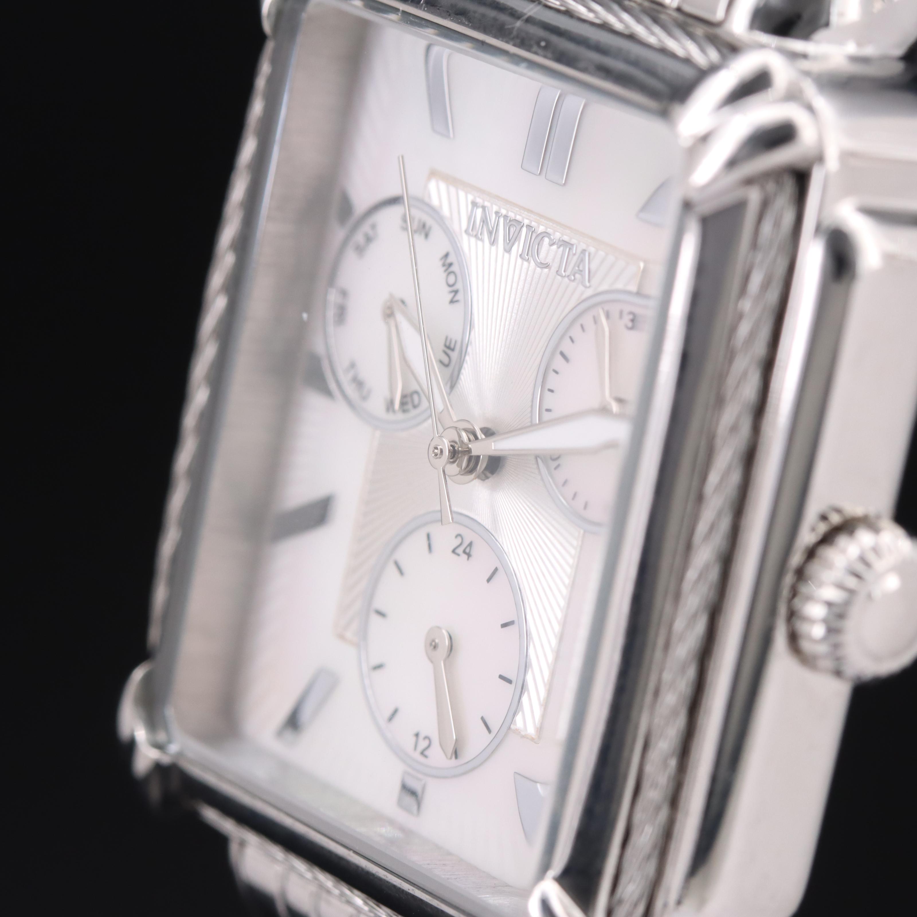 Invicta Wildflower Mother-of-Pearl Dial Day-Date Watch