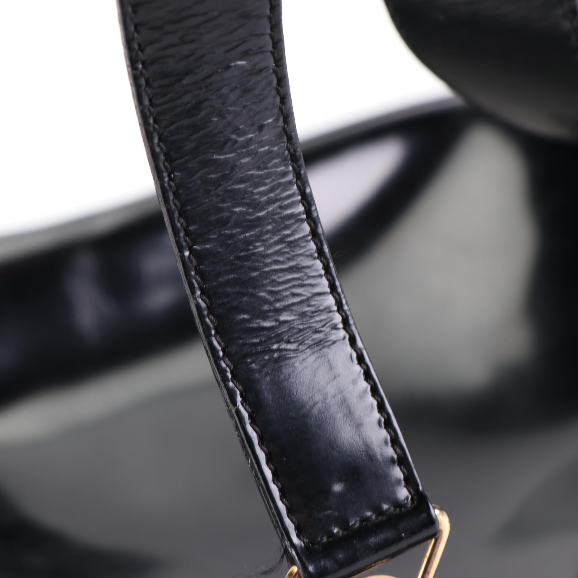 Gucci Sling Backpack in Mastercalf Glazed Leather with Bamboo Zip Pulls