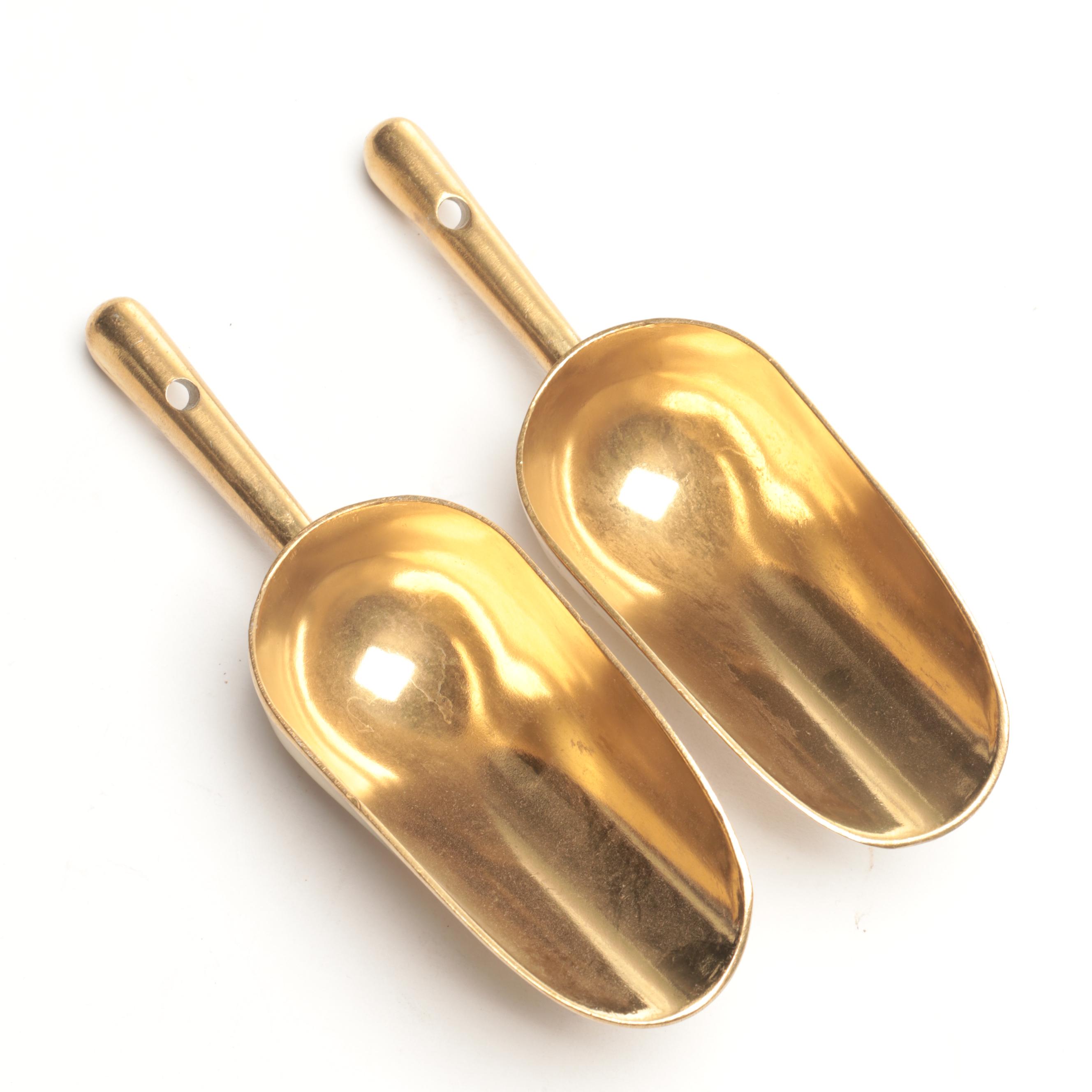 MacKenzie-Childs Flower Market Galvanized Containers with Scoops