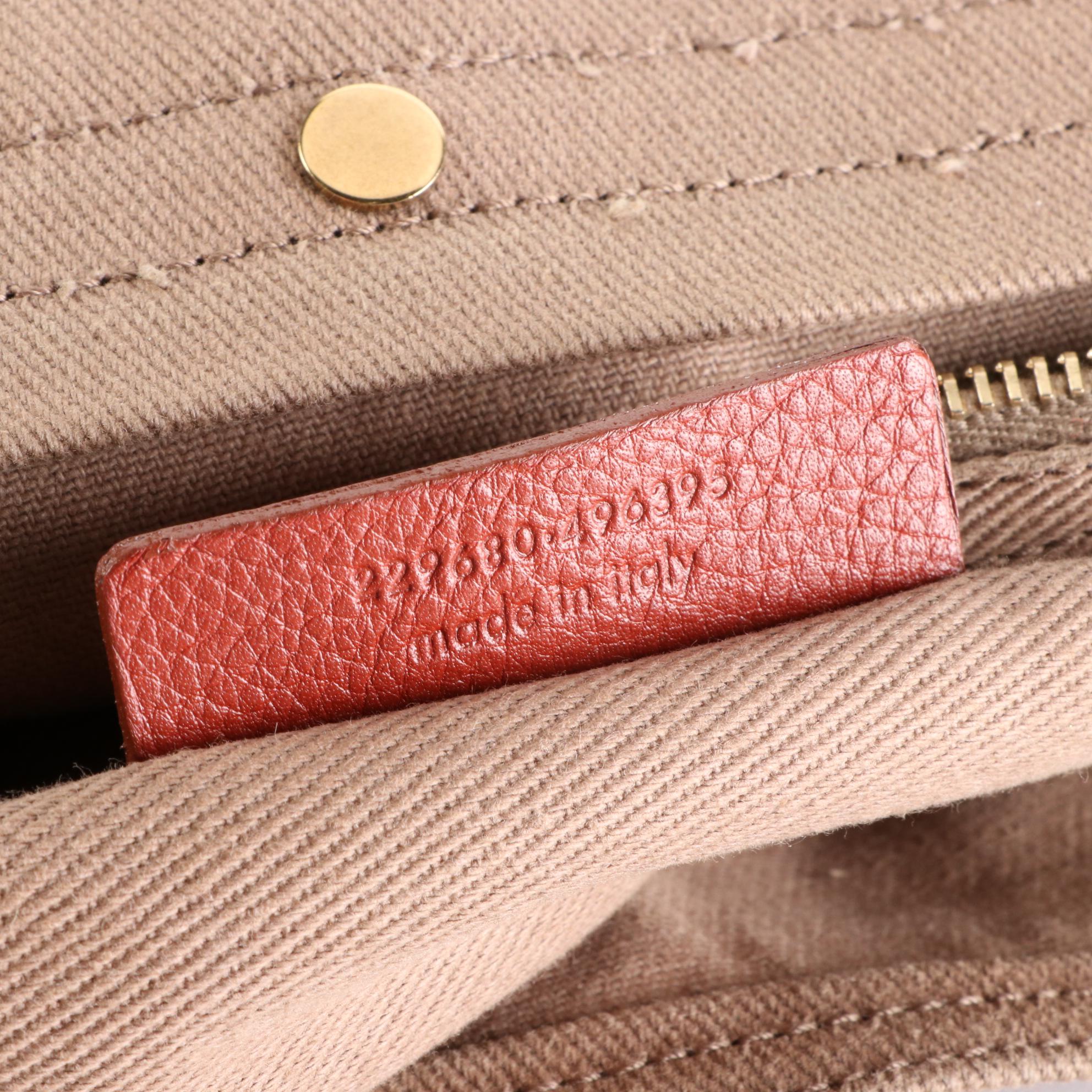 Yves Saint Laurent Muse Two Handbag in Calfskin Grained Leather and Textile