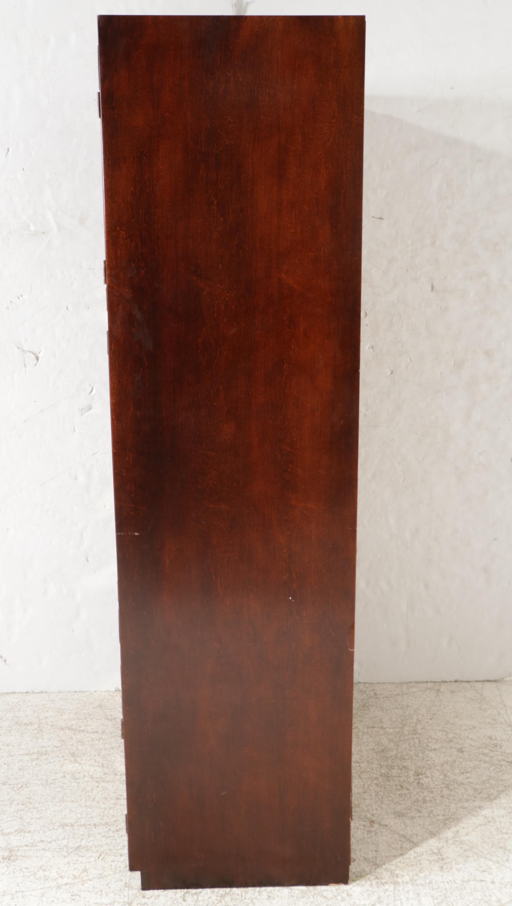 Bernhardt Chinese Style Wall Unit Cabinets and Shelves, Late 20th Century