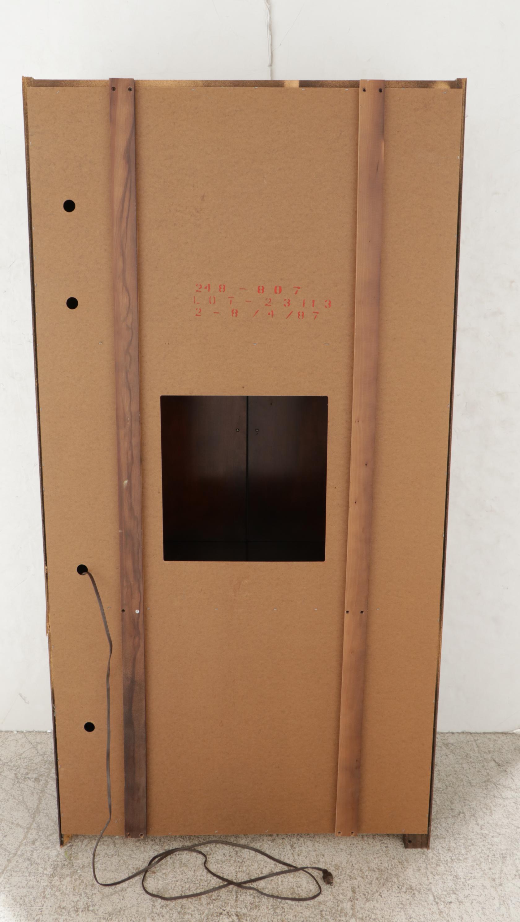 Bernhardt Chinese Style Wall Unit Cabinets and Shelves, Late 20th Century