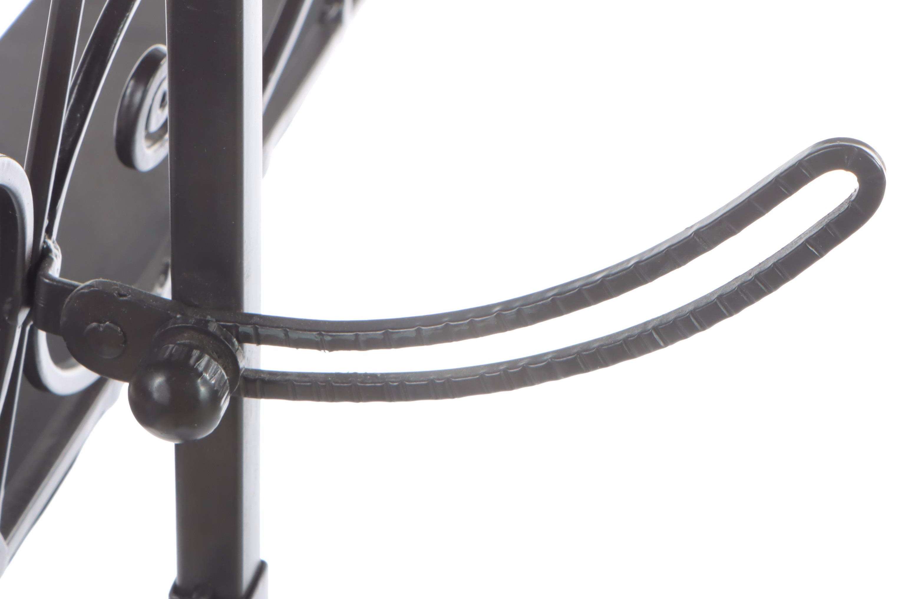 Patinated and Scrolled Metal Adjustable Music Stand