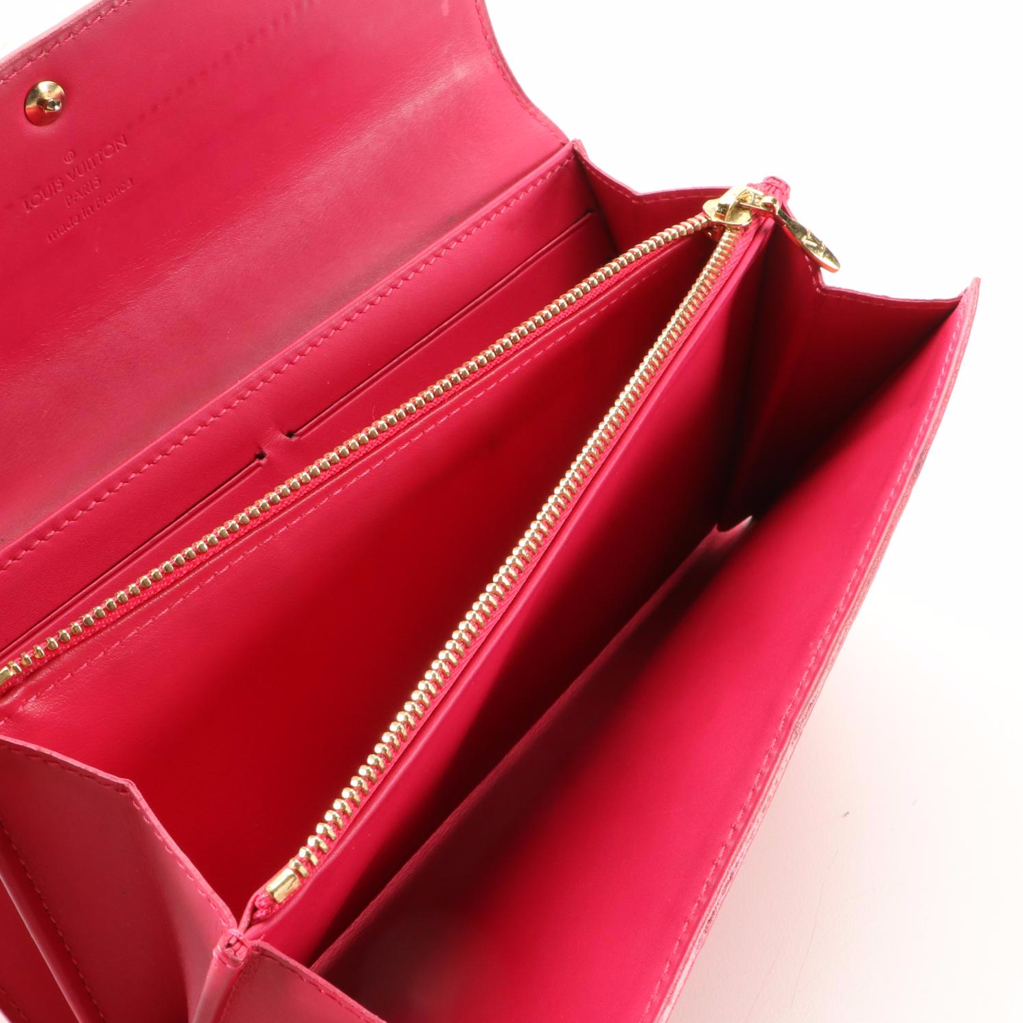 Louis Vuitton Sarah Wallet in Monogram Vernis