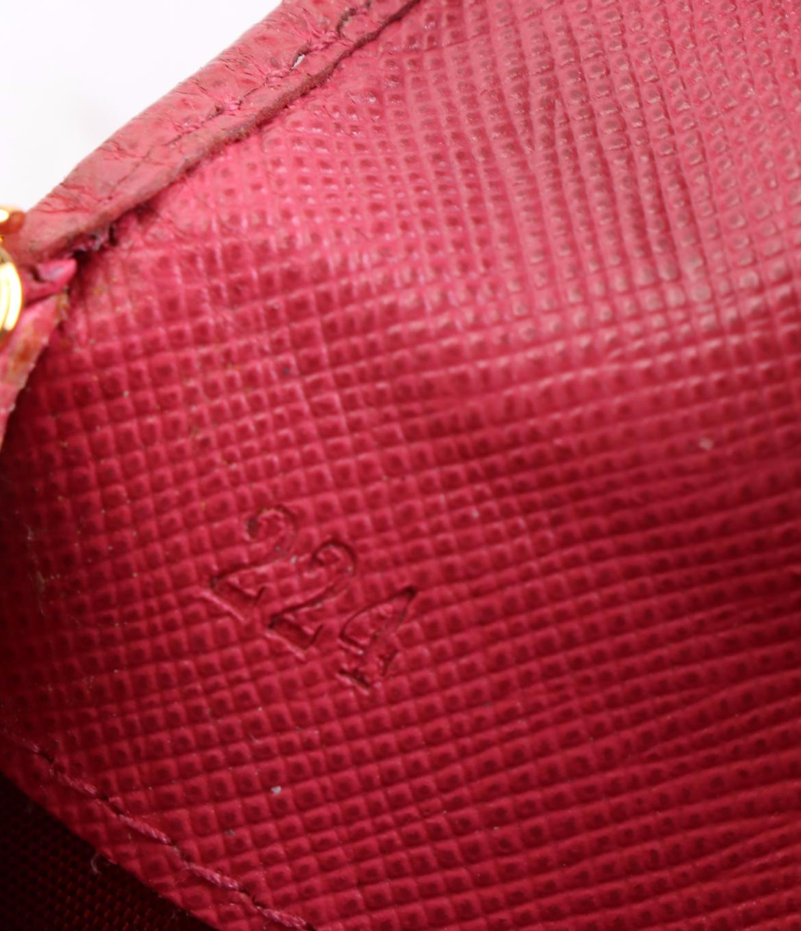 Prada Bow Flap Continental Wallet in Saffiano Leather with Card Case