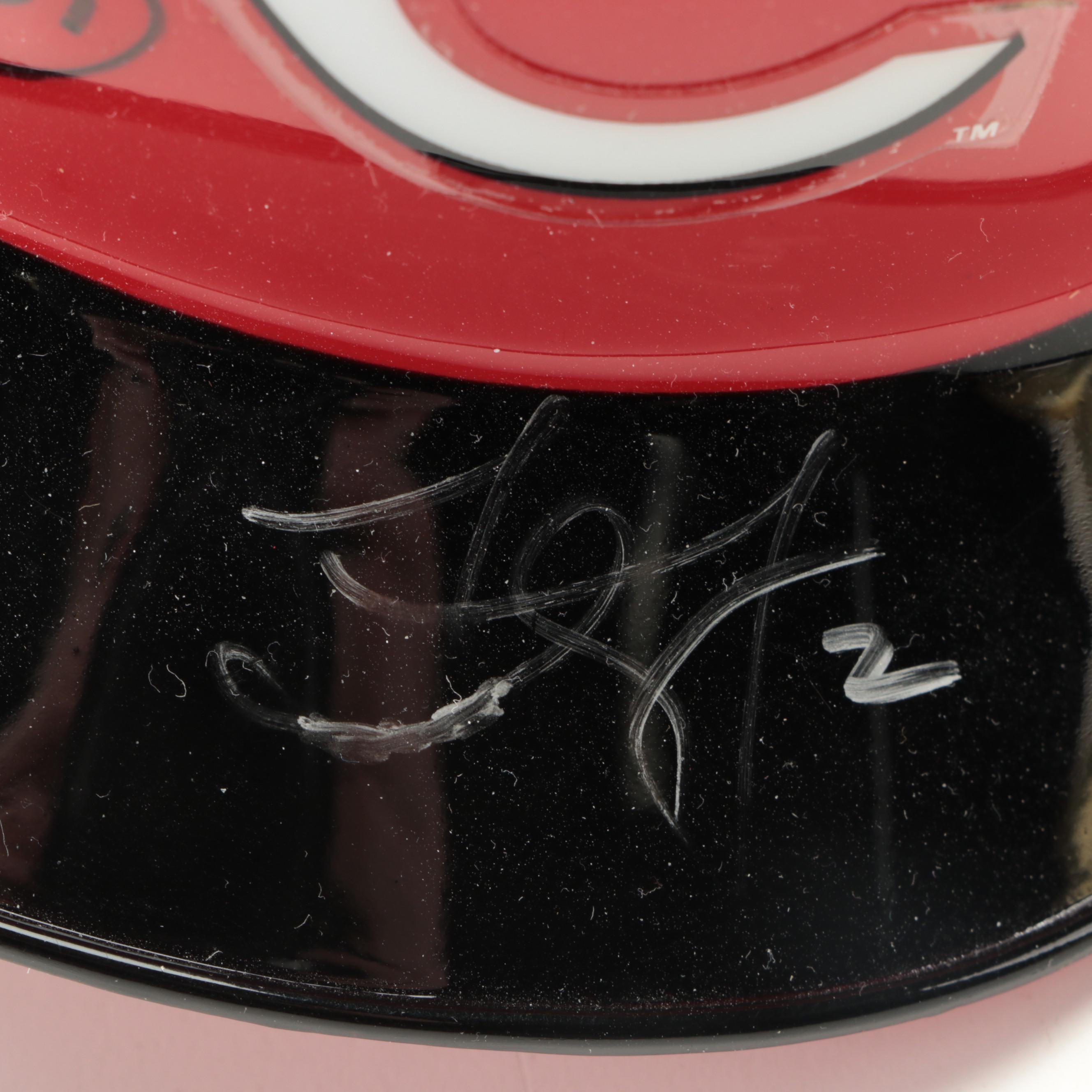 2006 Cincinnati Reds Signed Mini Helmet with López, Claussen and More