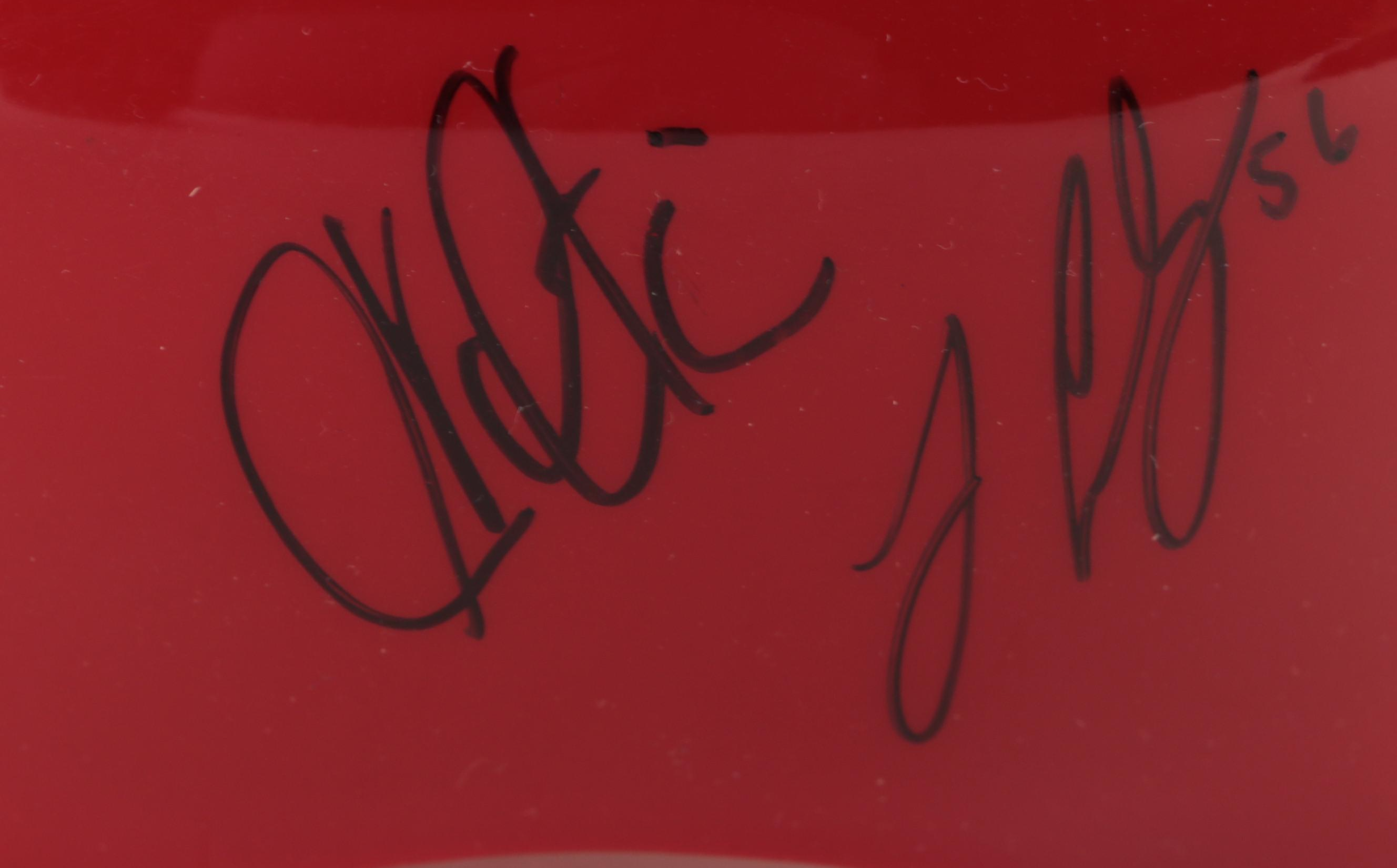 2006 Cincinnati Reds Signed Mini Helmet with López, Claussen and More