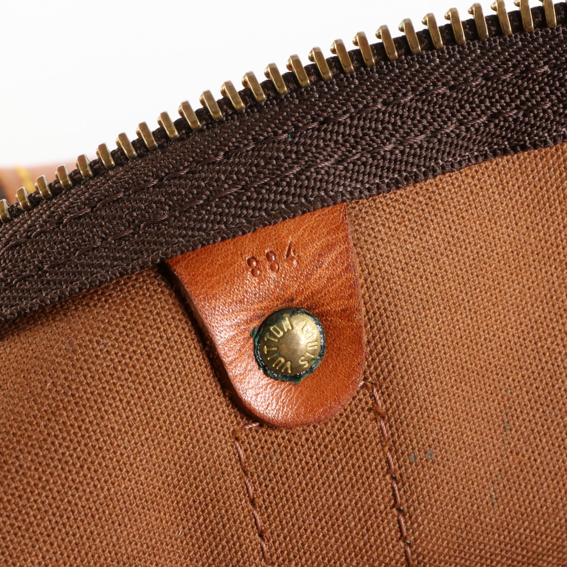 Louis Vuitton Keepall 55 Bandoulière in Monogram Canvas and Vachetta Leather