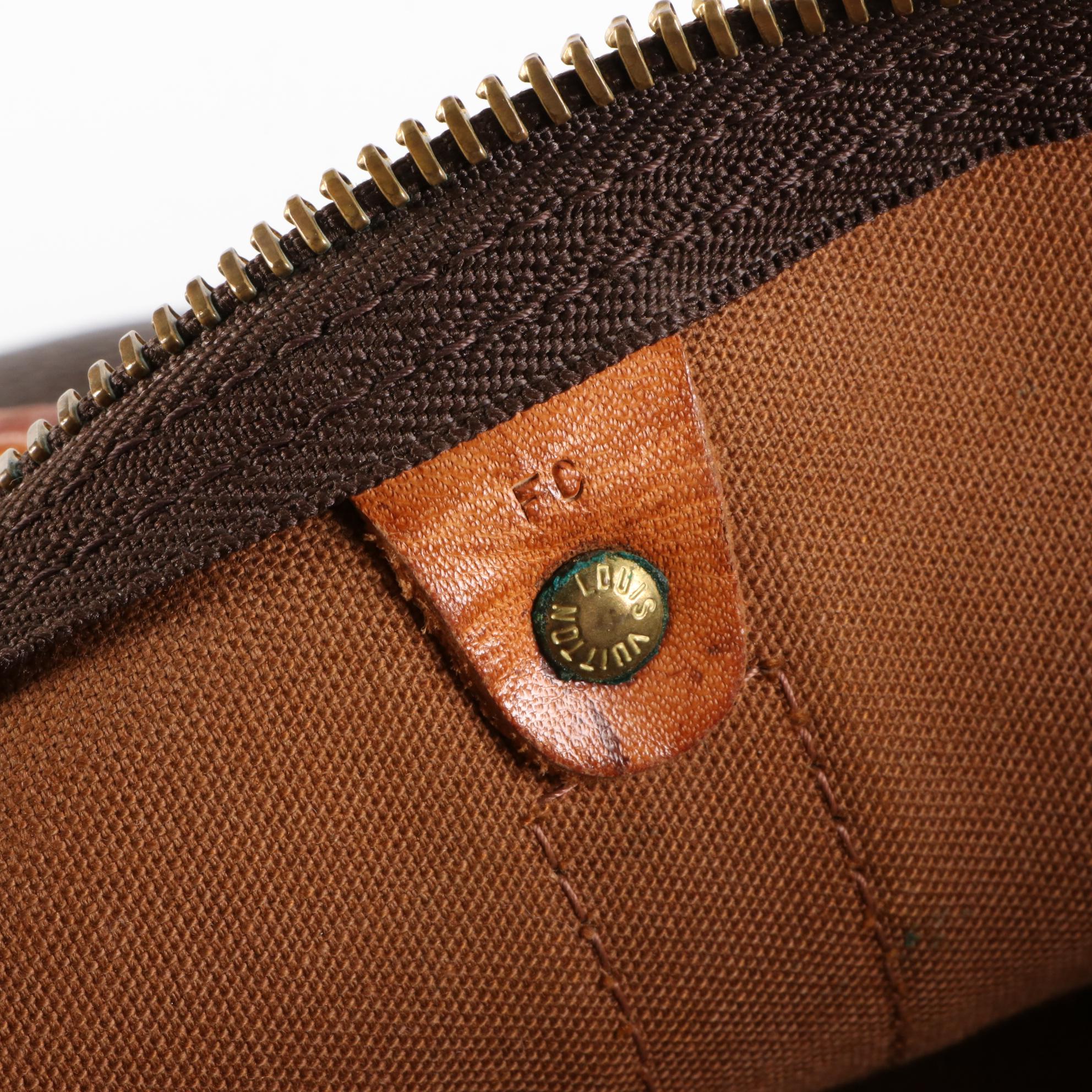 Louis Vuitton Keepall 55 Bandoulière in Monogram Canvas and Vachetta Leather