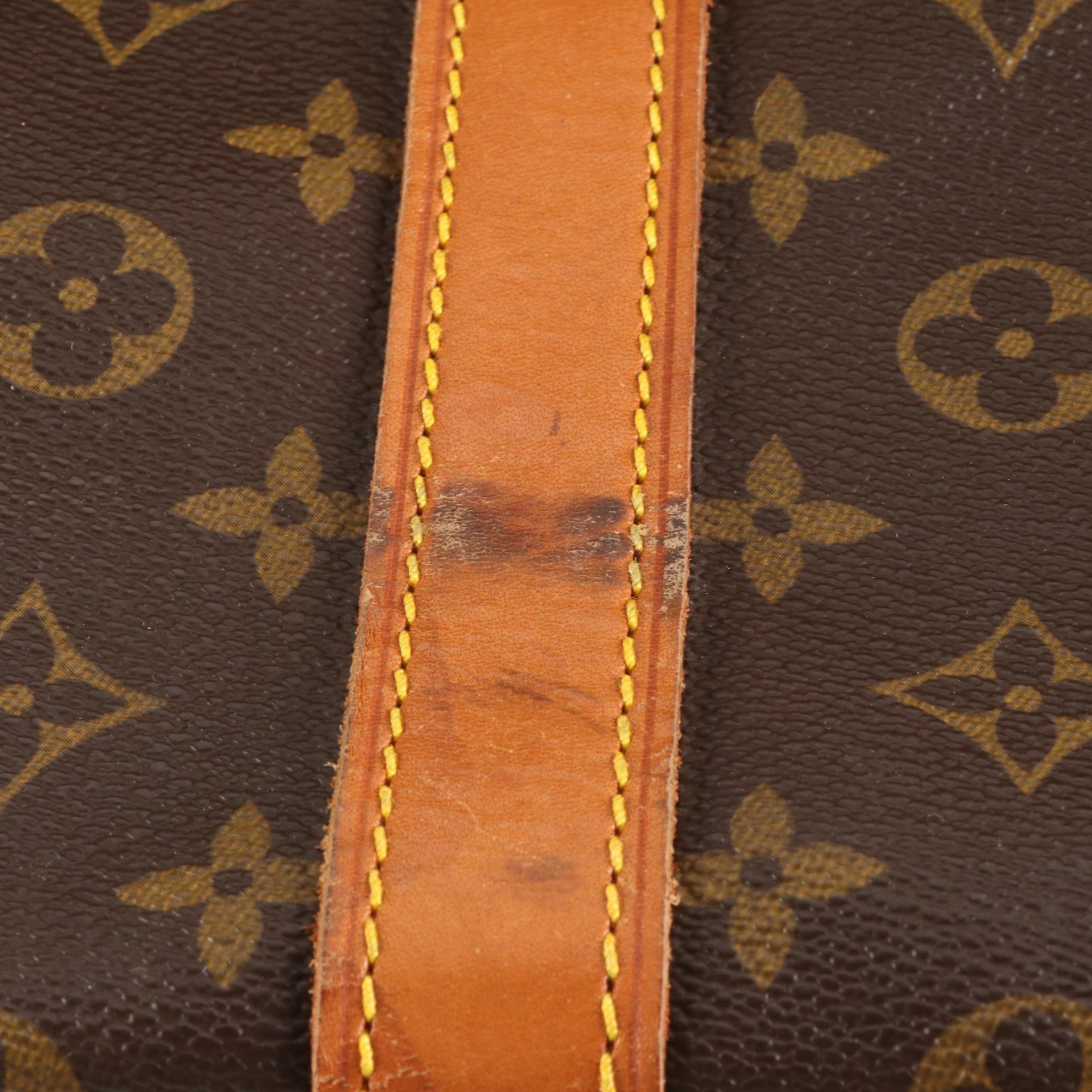 Louis Vuitton Keepall 55 Bandoulière in Monogram Canvas and Vachetta Leather