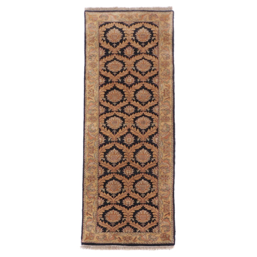 3' x 10'1 Hand-Knotted Indian Agra Carpet Runner