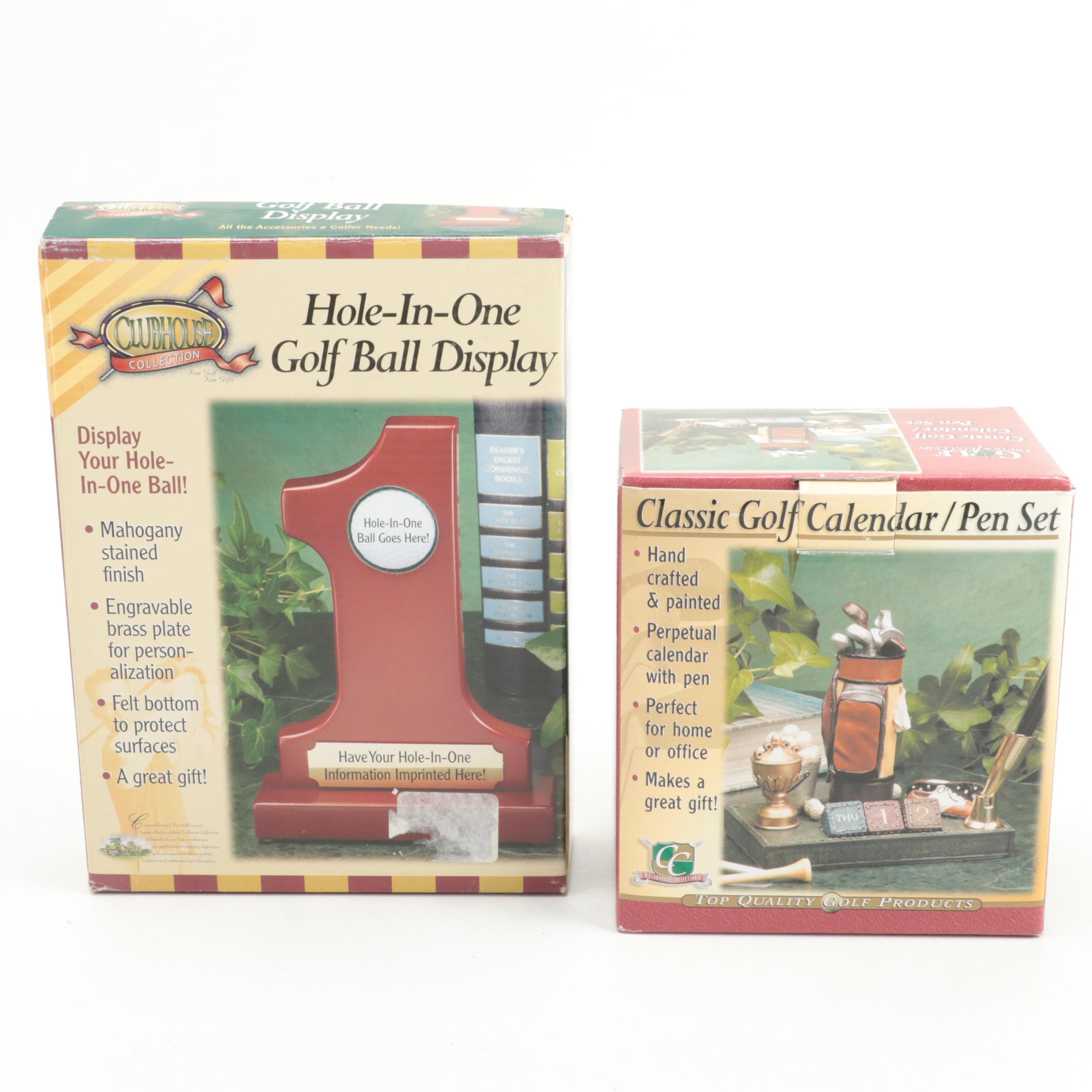 Bey Berk Double Golfers Figure, Golf Ball Ice Bucket, Desk Accessories and More