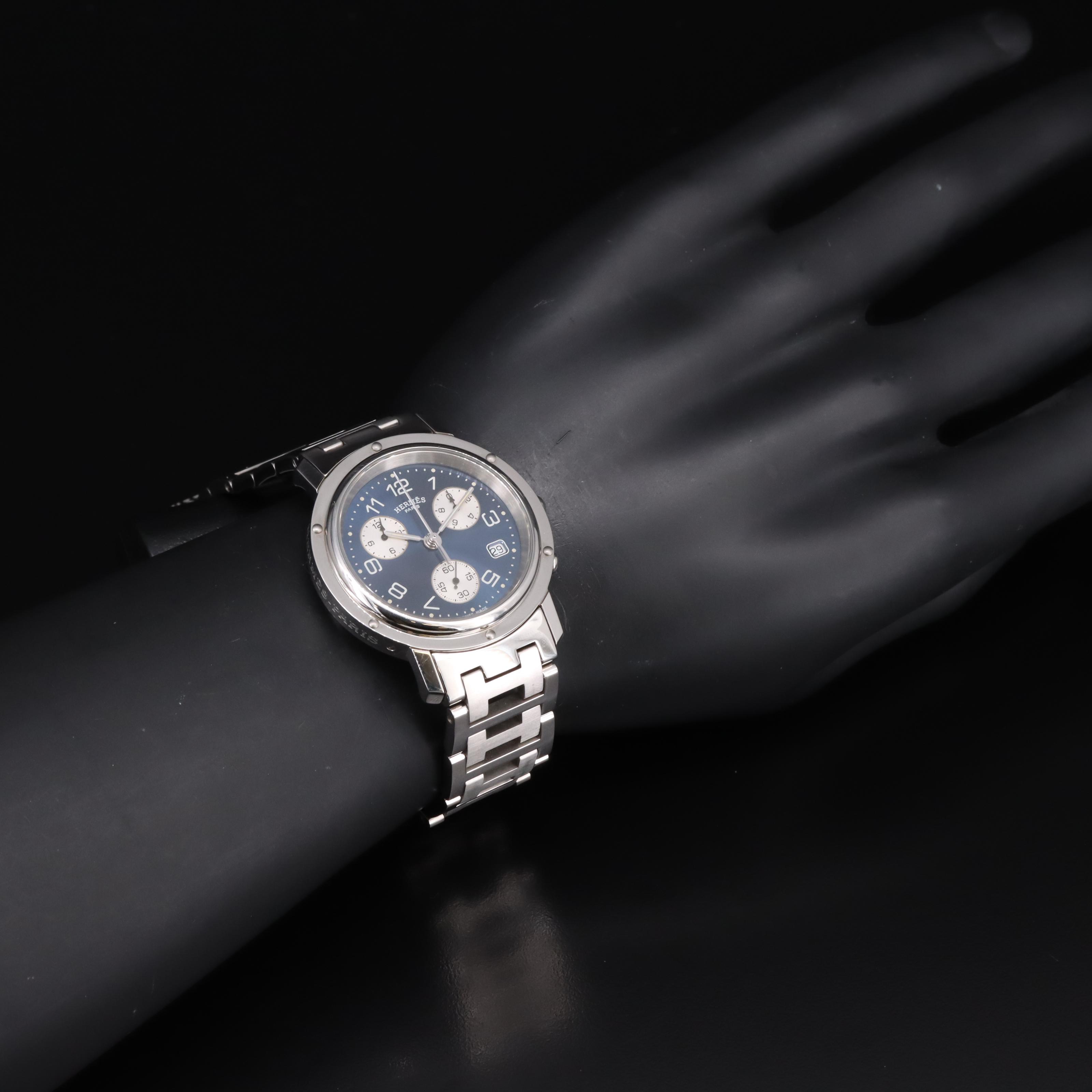 Hermès Clipper Chronograph Watch