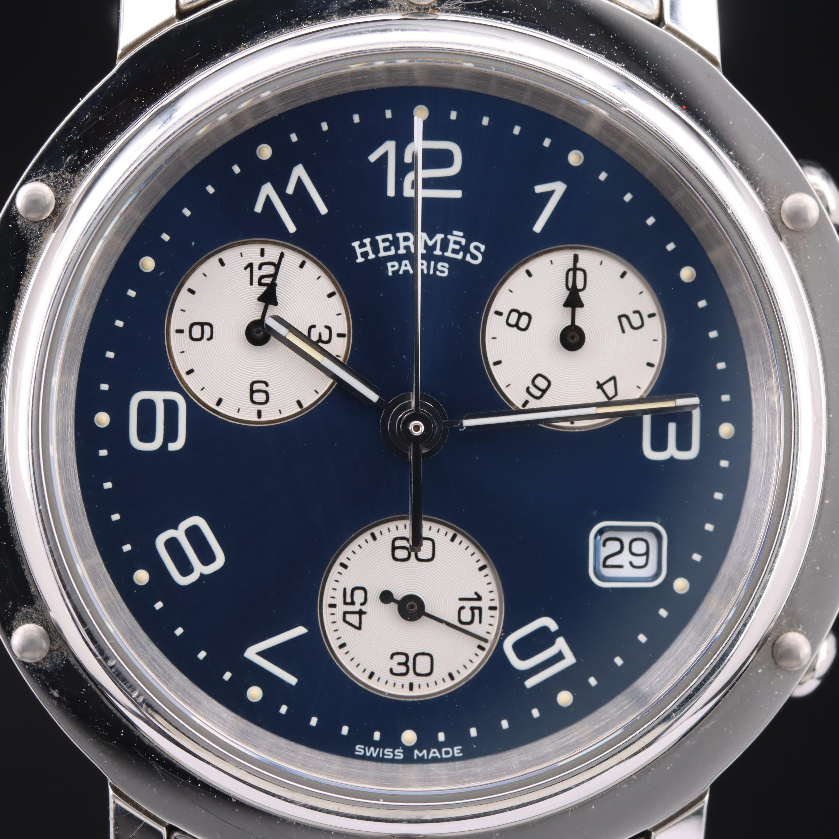 Hermès Clipper Chronograph Watch