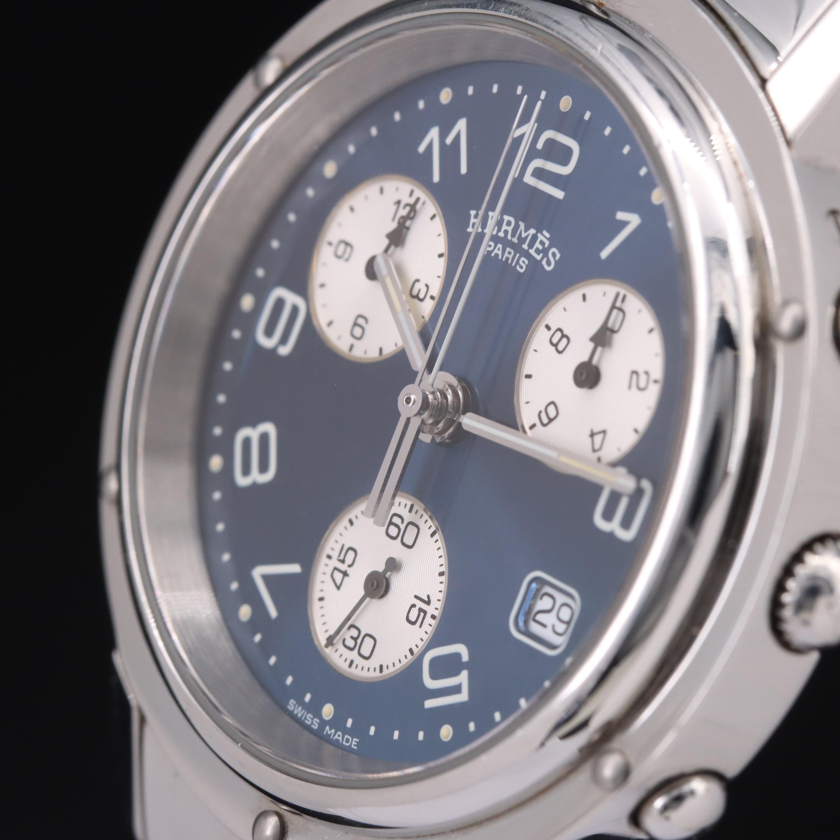 Hermès Clipper Chronograph Watch