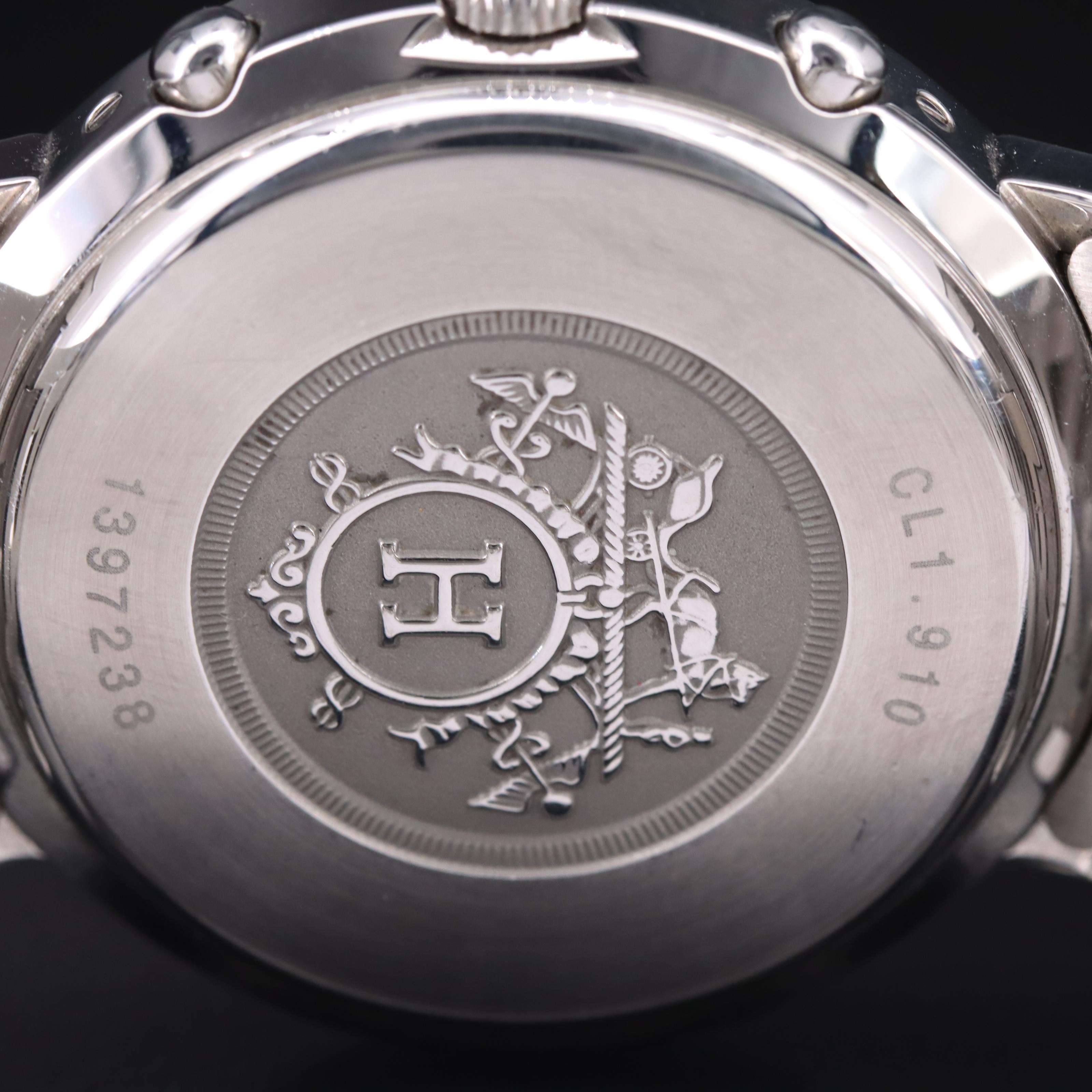 Hermès Clipper Chronograph Watch