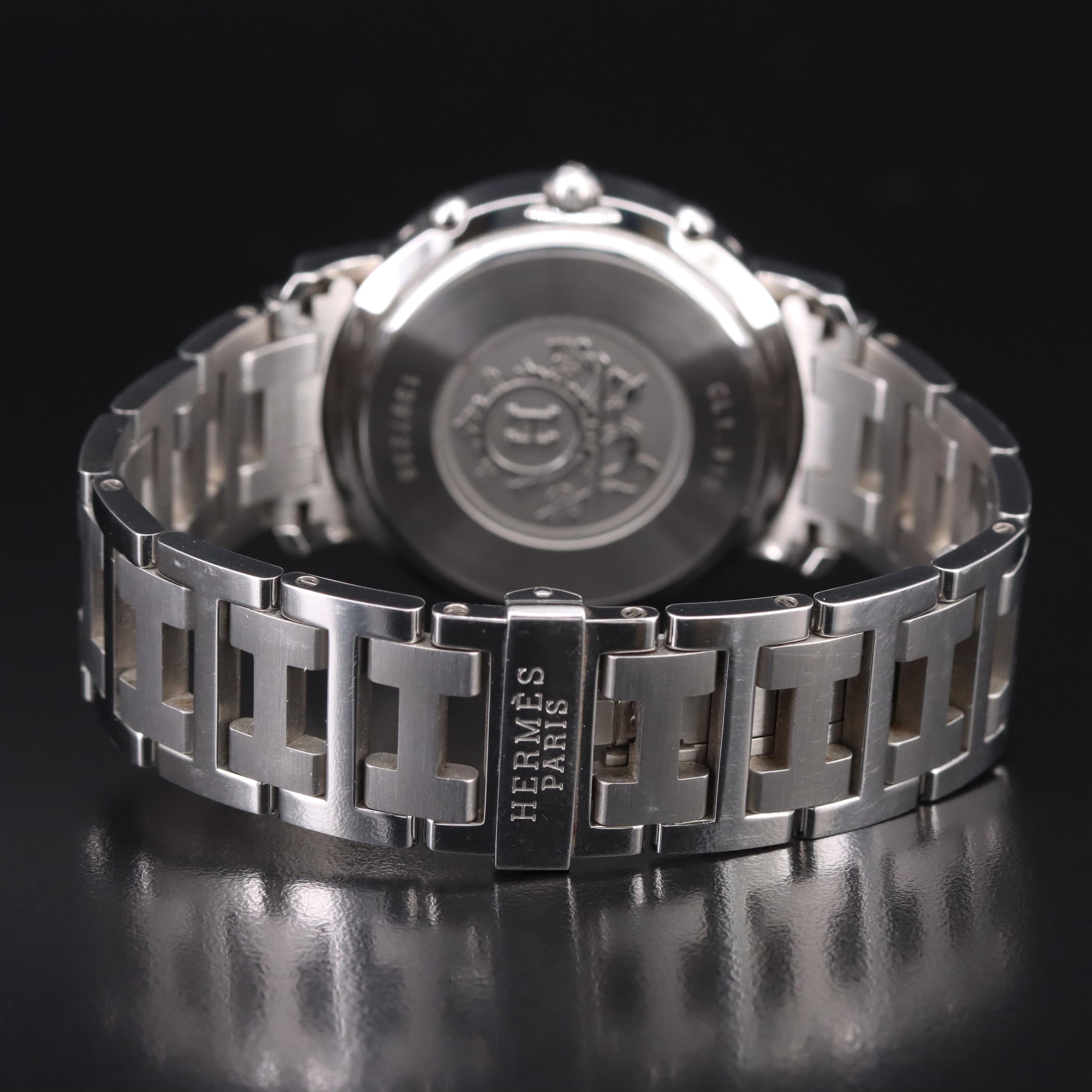 Hermès Clipper Chronograph Watch