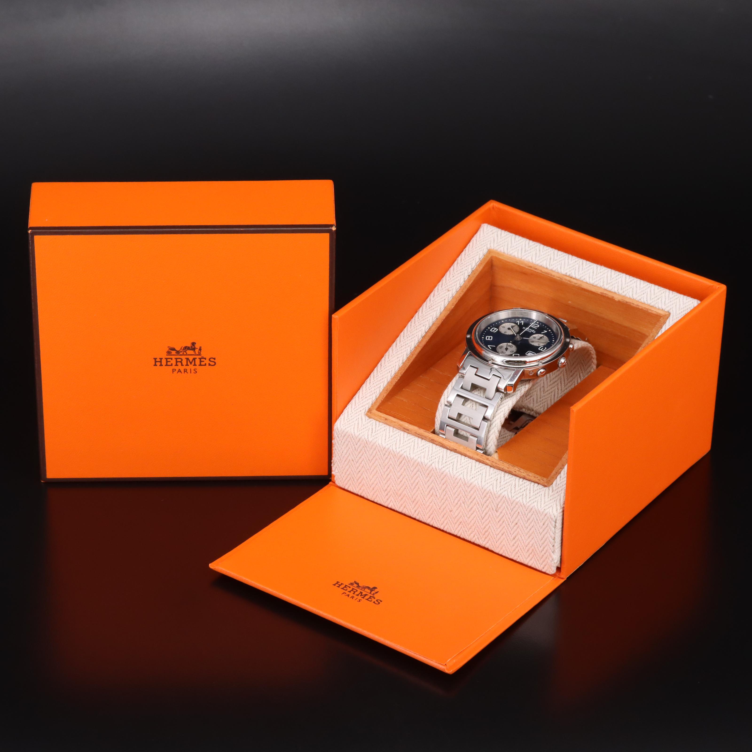 Hermès Clipper Chronograph Watch
