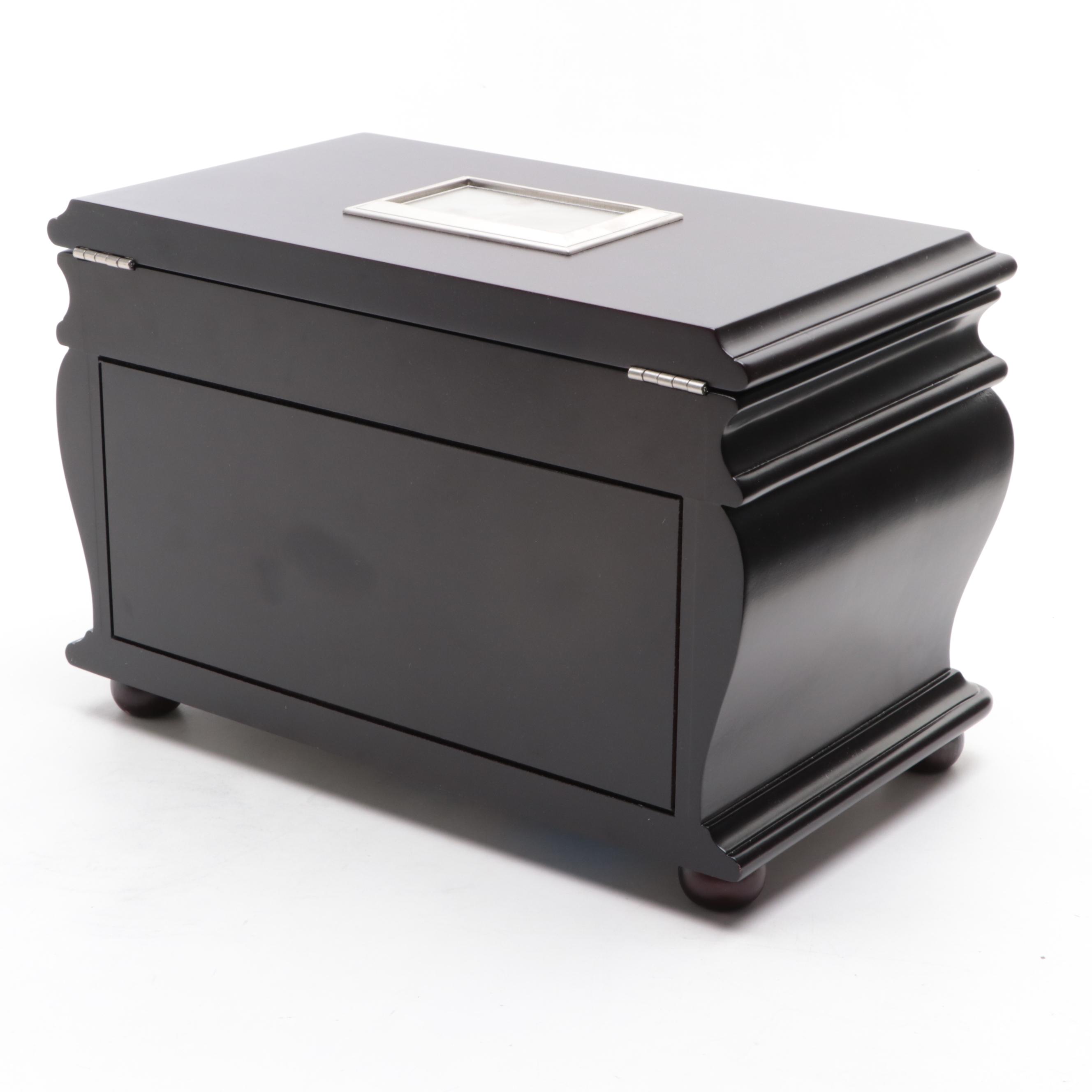 Things Remembered Espresso Finish Jewelry Box