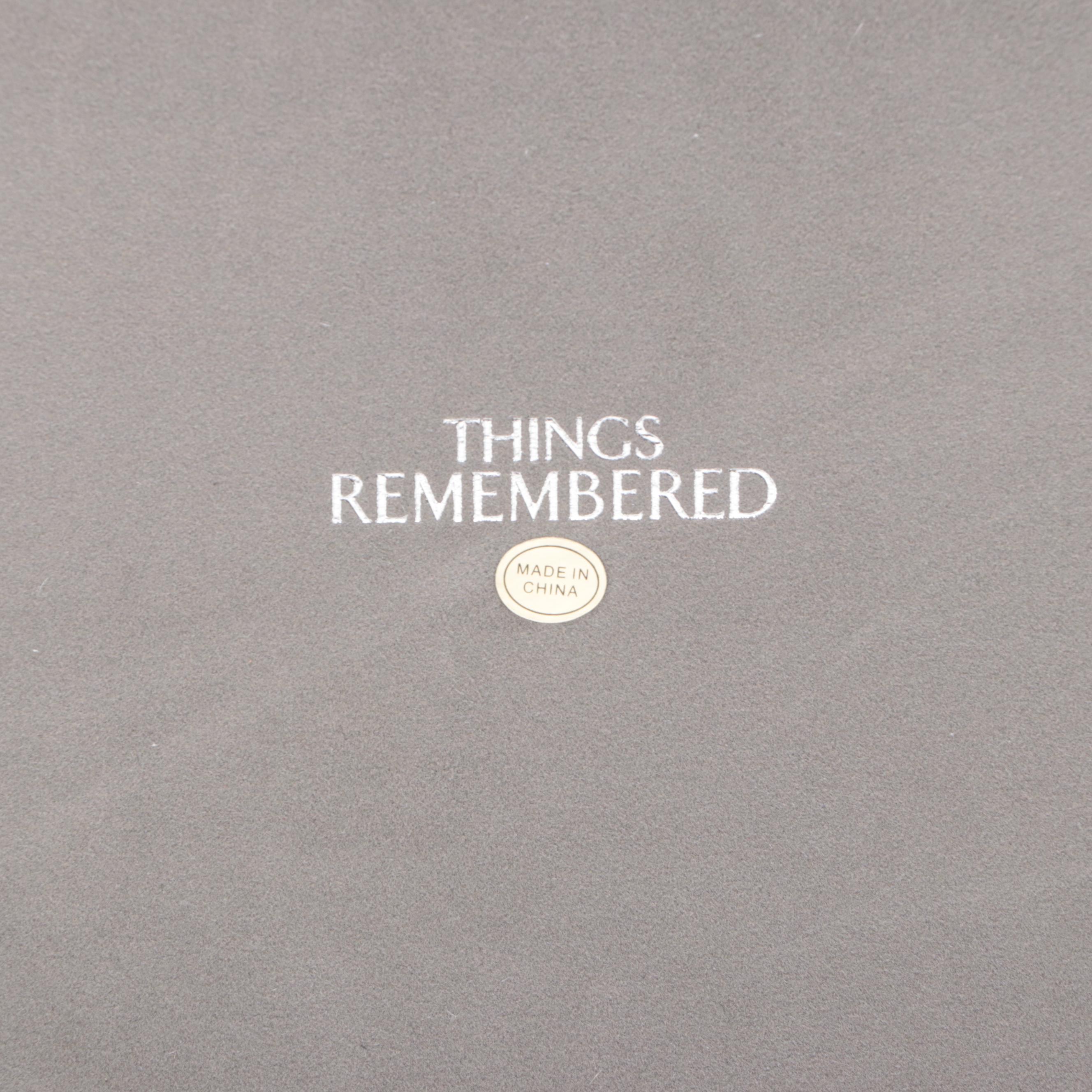 Things Remembered Espresso Finish Jewelry Box