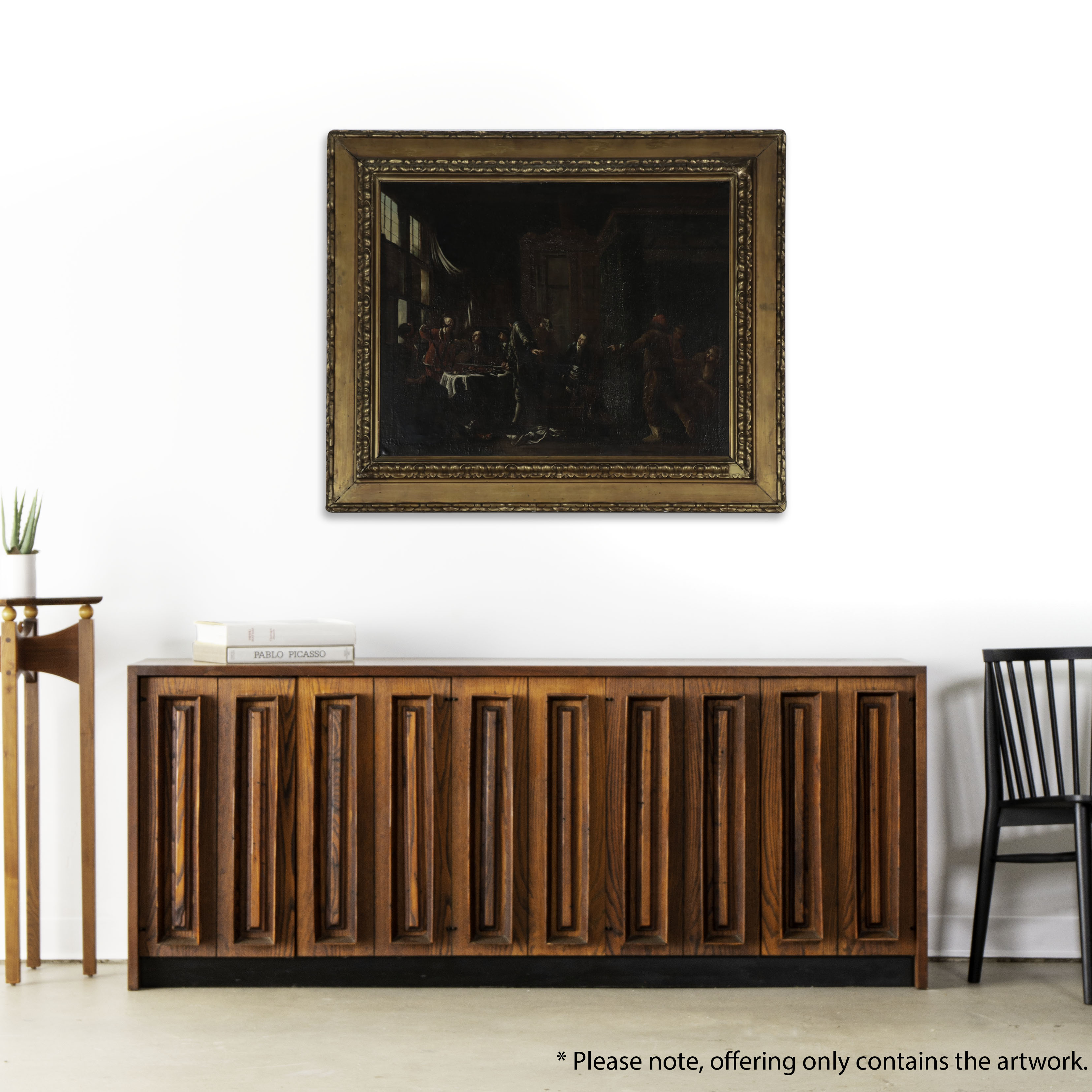 Dutch School Narrative Oil Painting, 17th or 18th Century