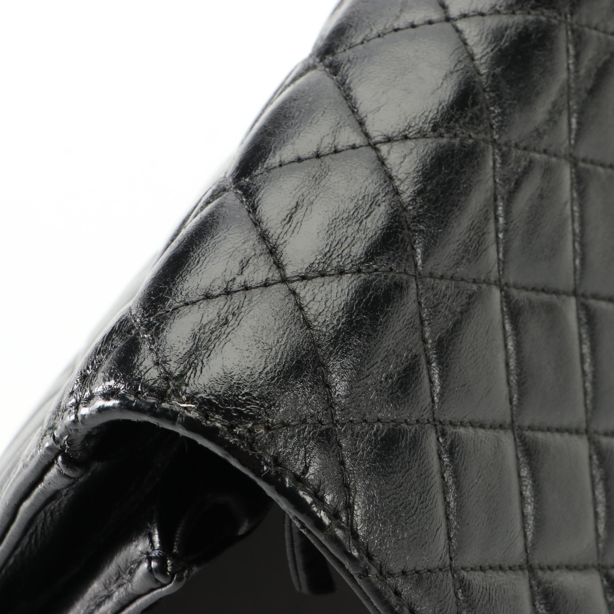 Chanel Wallet on Chain in Black Quilted Lambskin Leather