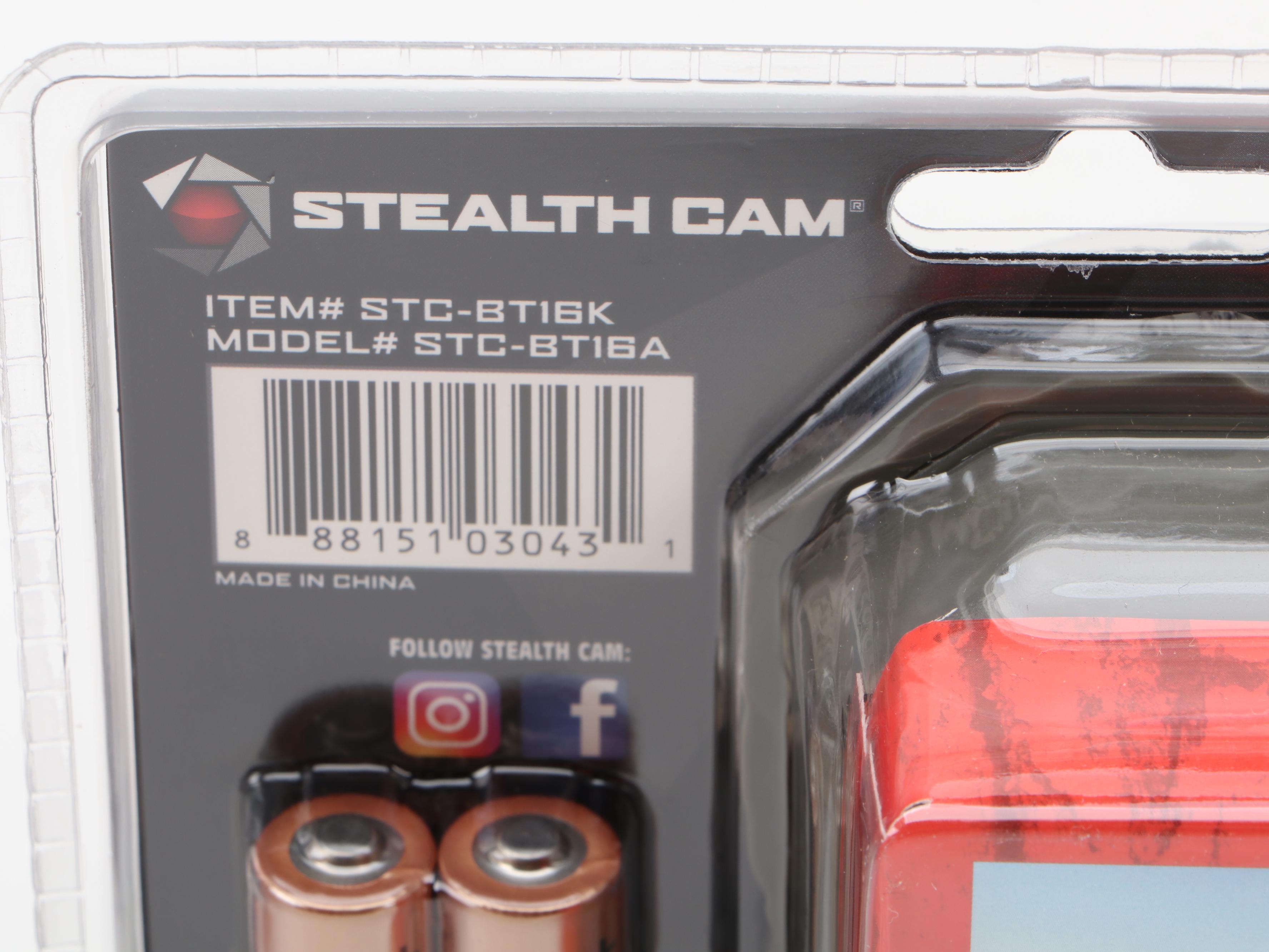 Two Stealth Cam BT16 FX Shield Infrared Trail Cameras With Muddy SD Card Reader