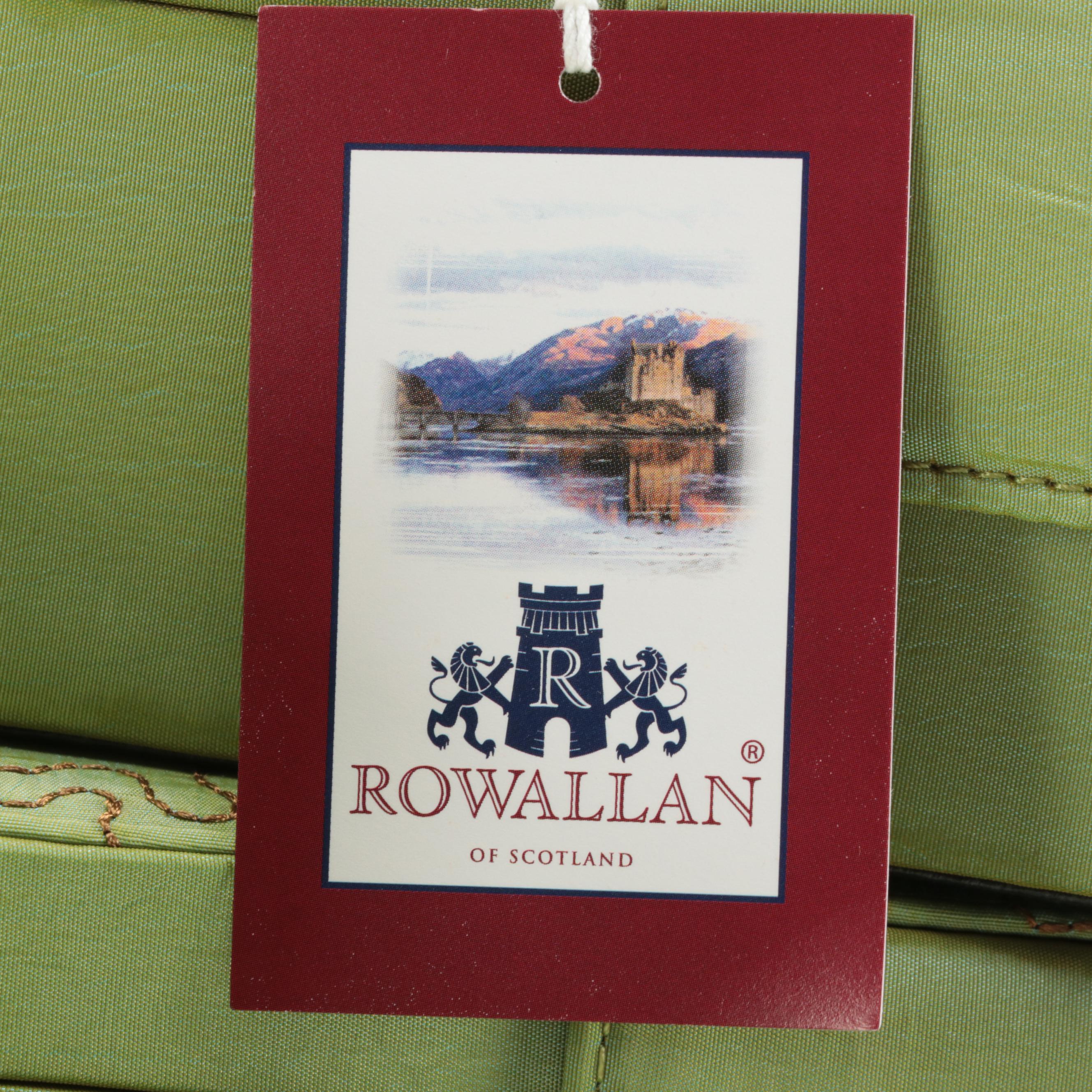 Rowallan Embroidered Fabric Travel Jewelry Boxes