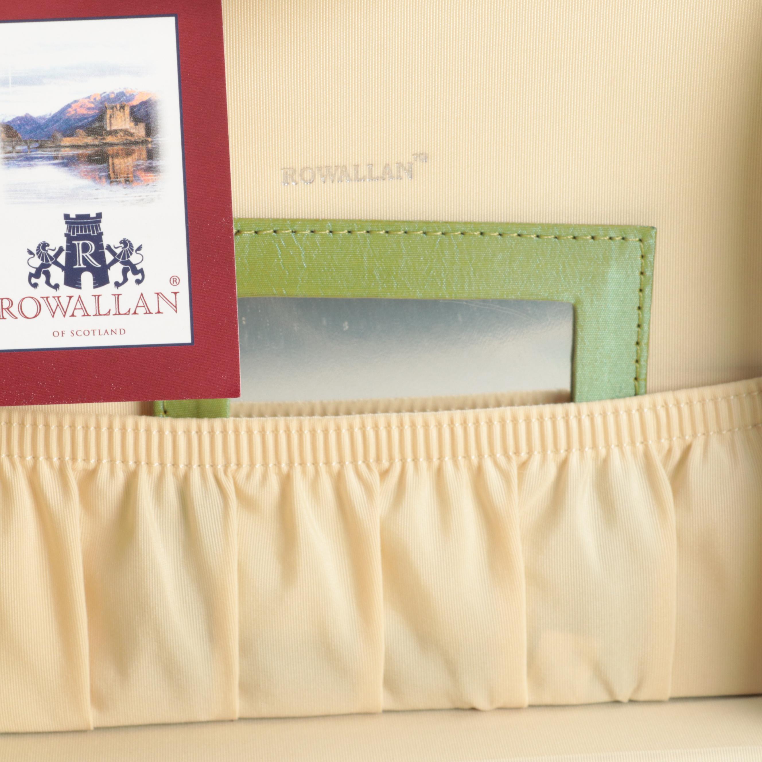 Rowallan Embroidered Fabric Travel Jewelry Boxes