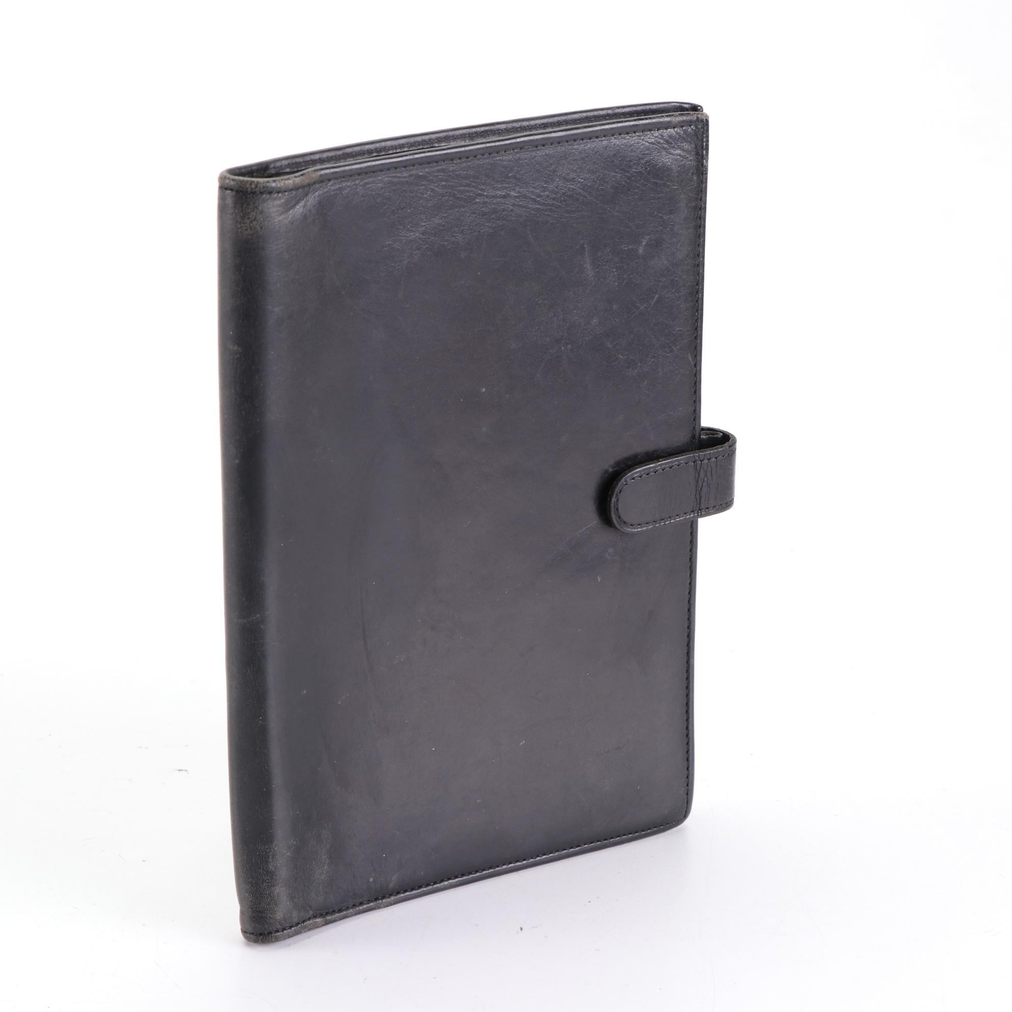 Coach Double-Kisslock Coin Purse and Notepad/Agenda Cover in Leather