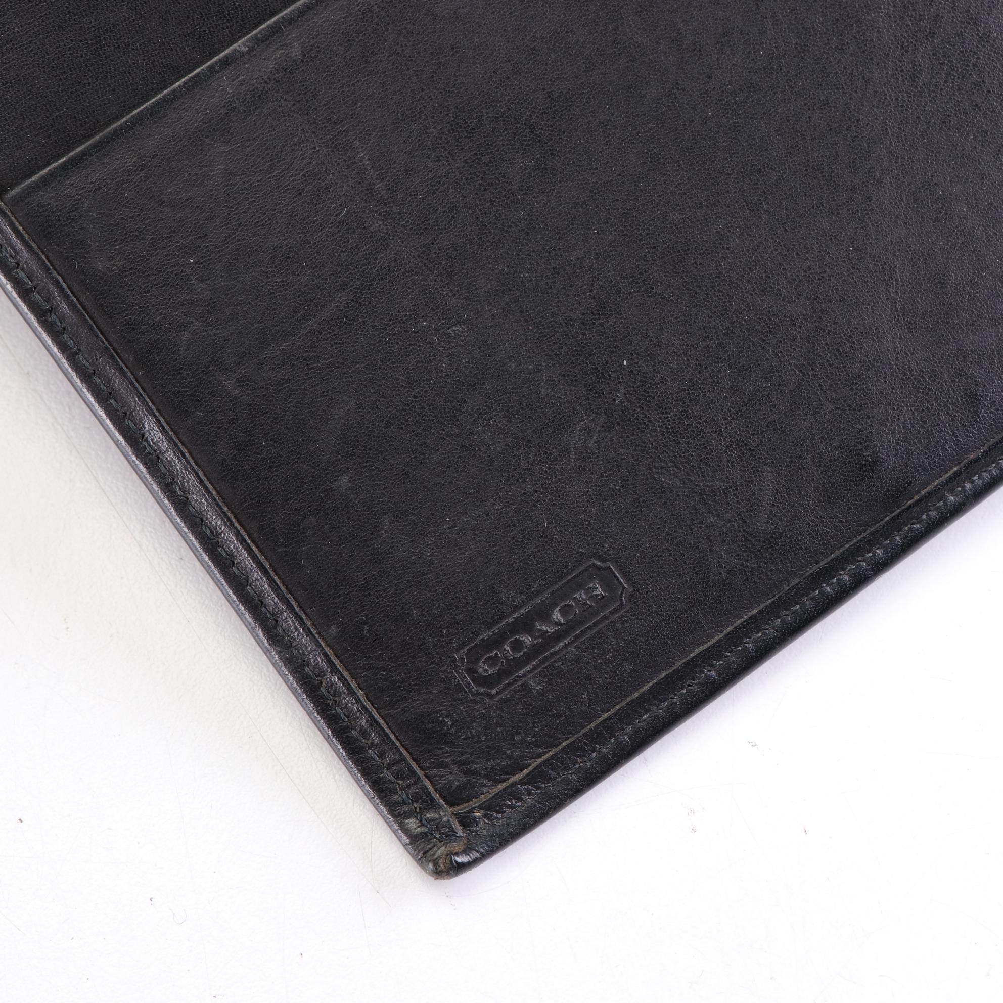 Coach Double-Kisslock Coin Purse and Notepad/Agenda Cover in Leather