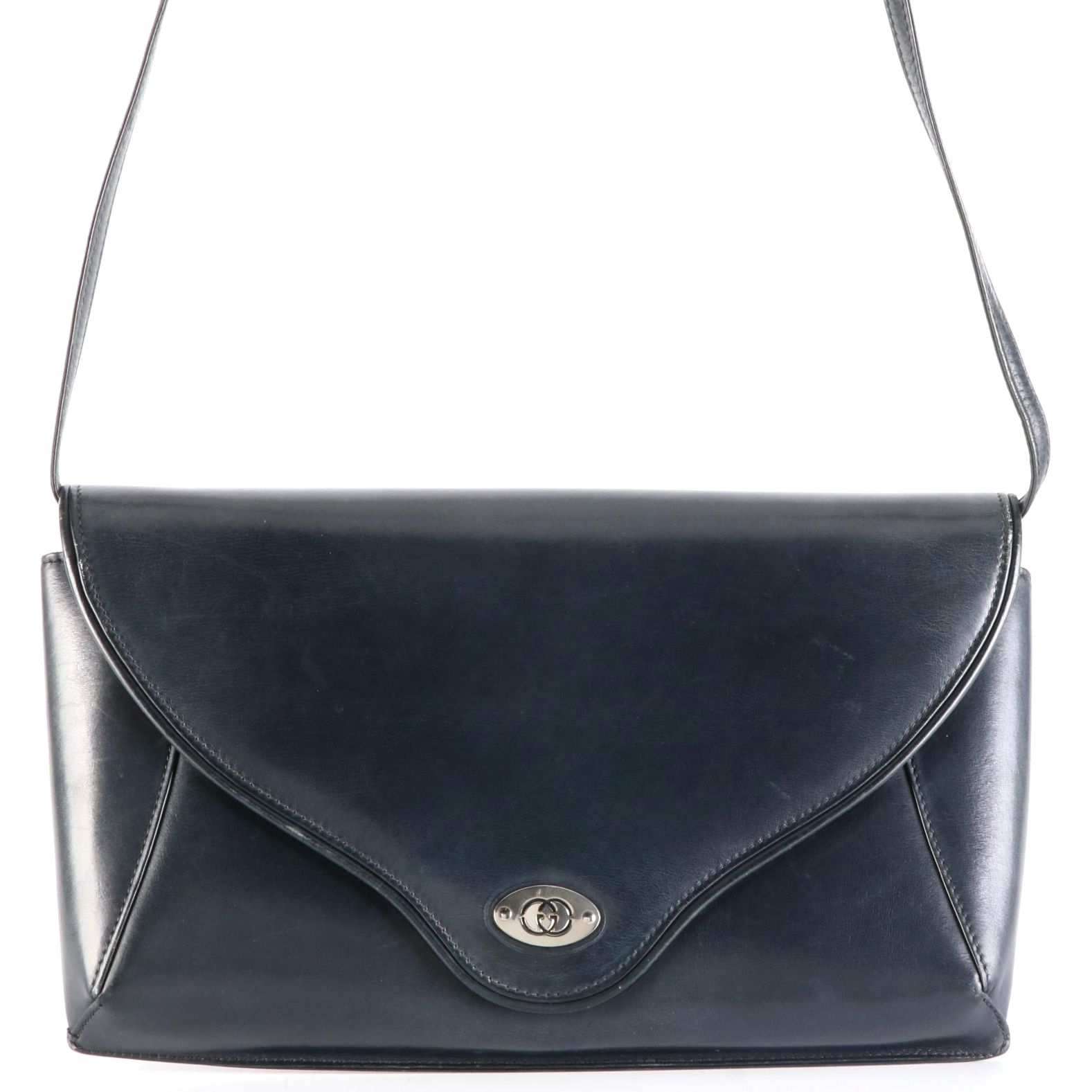 Gucci Envelope Flap Shoulder Bag in Leather