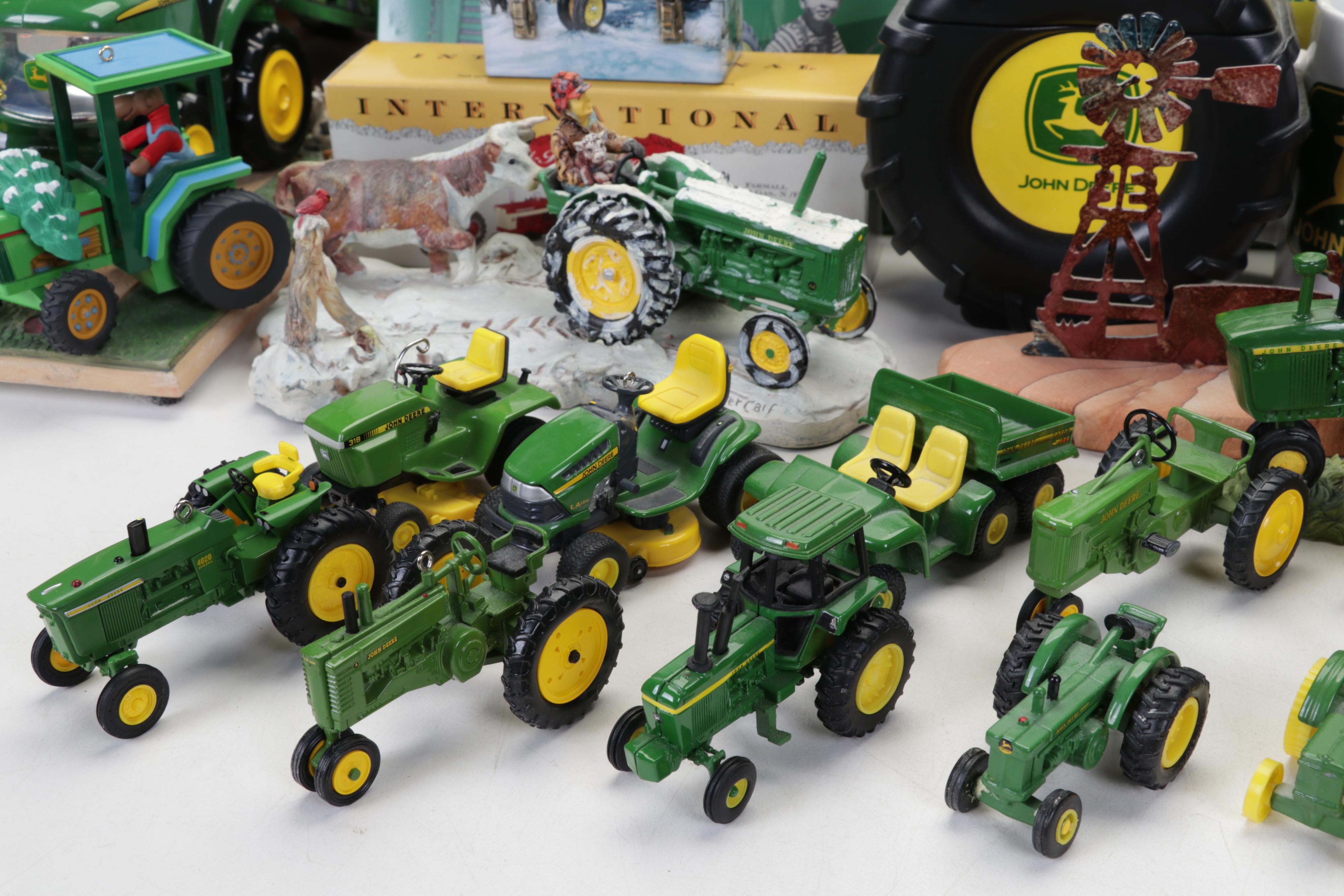 John Deere Memorabilia and Collectibles Featuring 2006 Longaberger Basket