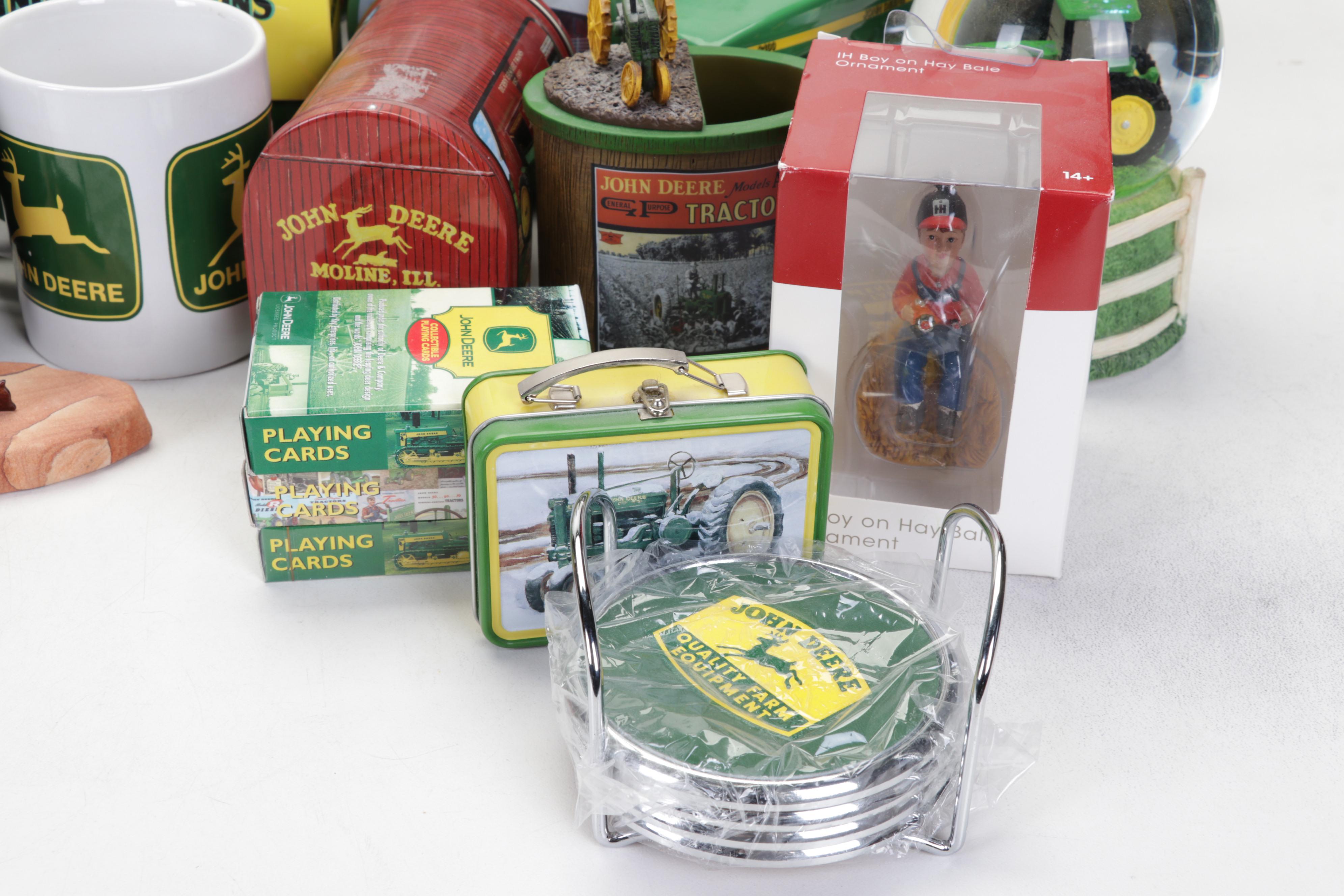 John Deere Memorabilia and Collectibles Featuring 2006 Longaberger Basket