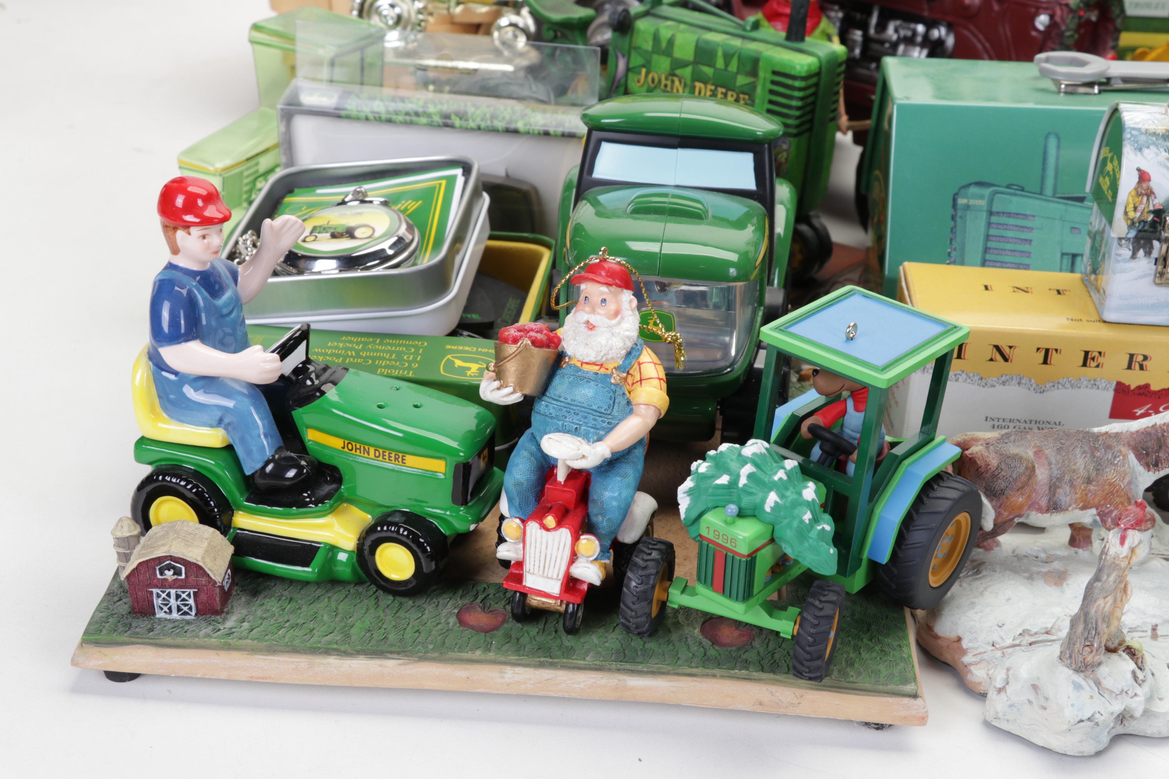 John Deere Memorabilia and Collectibles Featuring 2006 Longaberger Basket