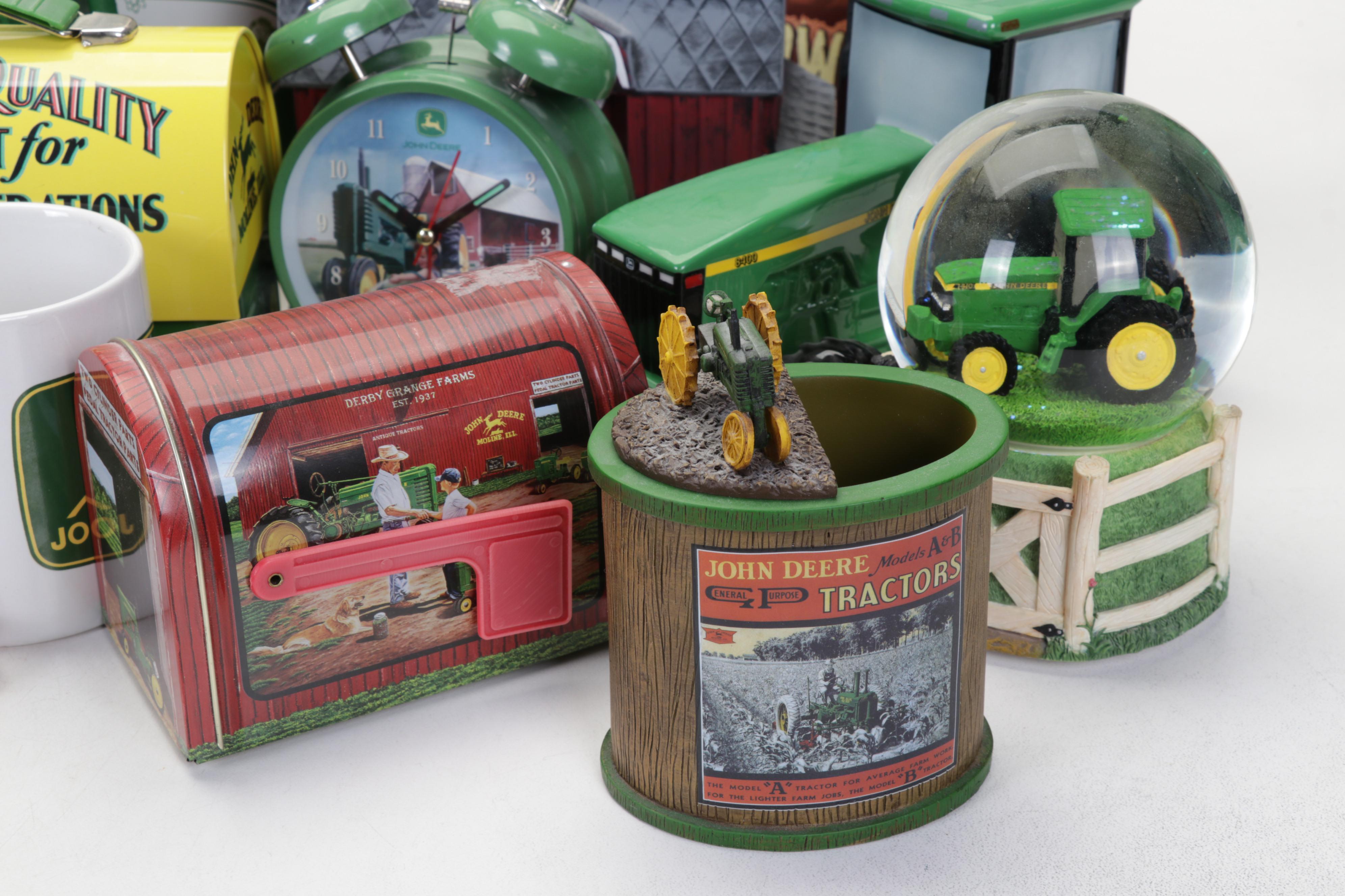 John Deere Memorabilia and Collectibles Featuring 2006 Longaberger Basket