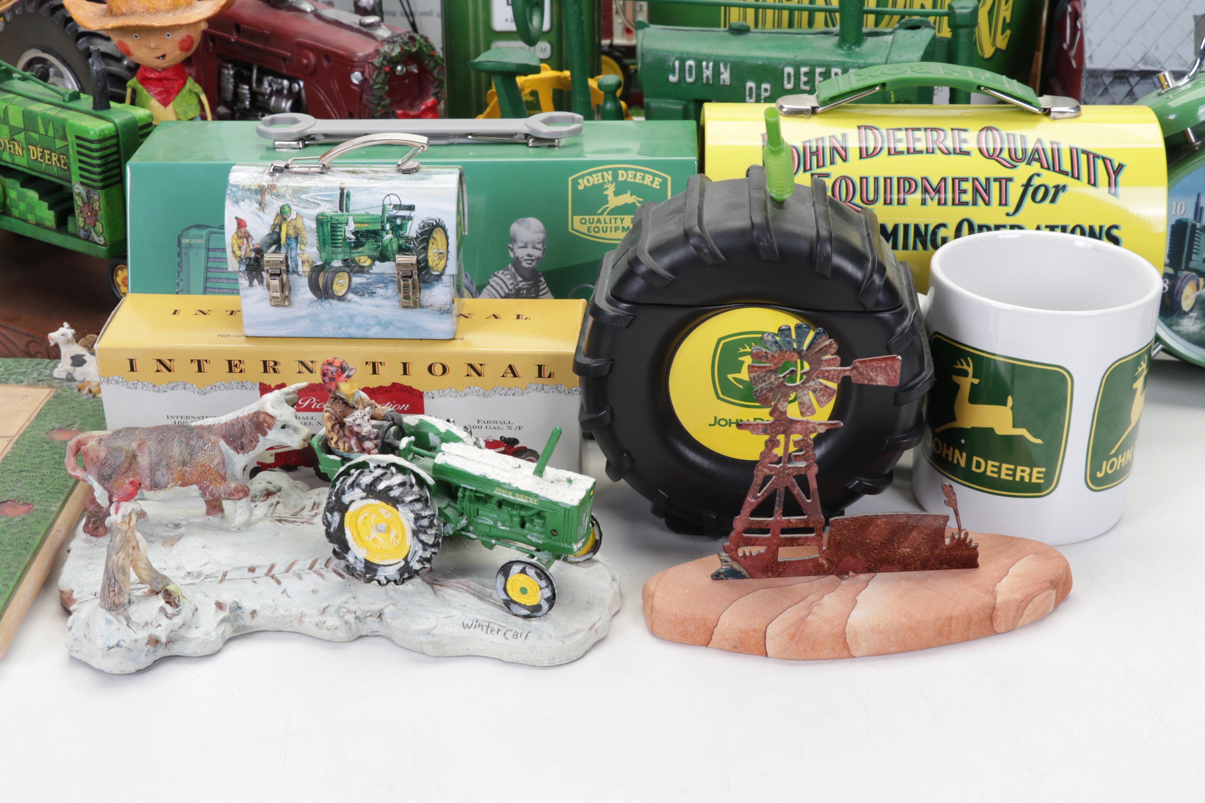 John Deere Memorabilia and Collectibles Featuring 2006 Longaberger Basket