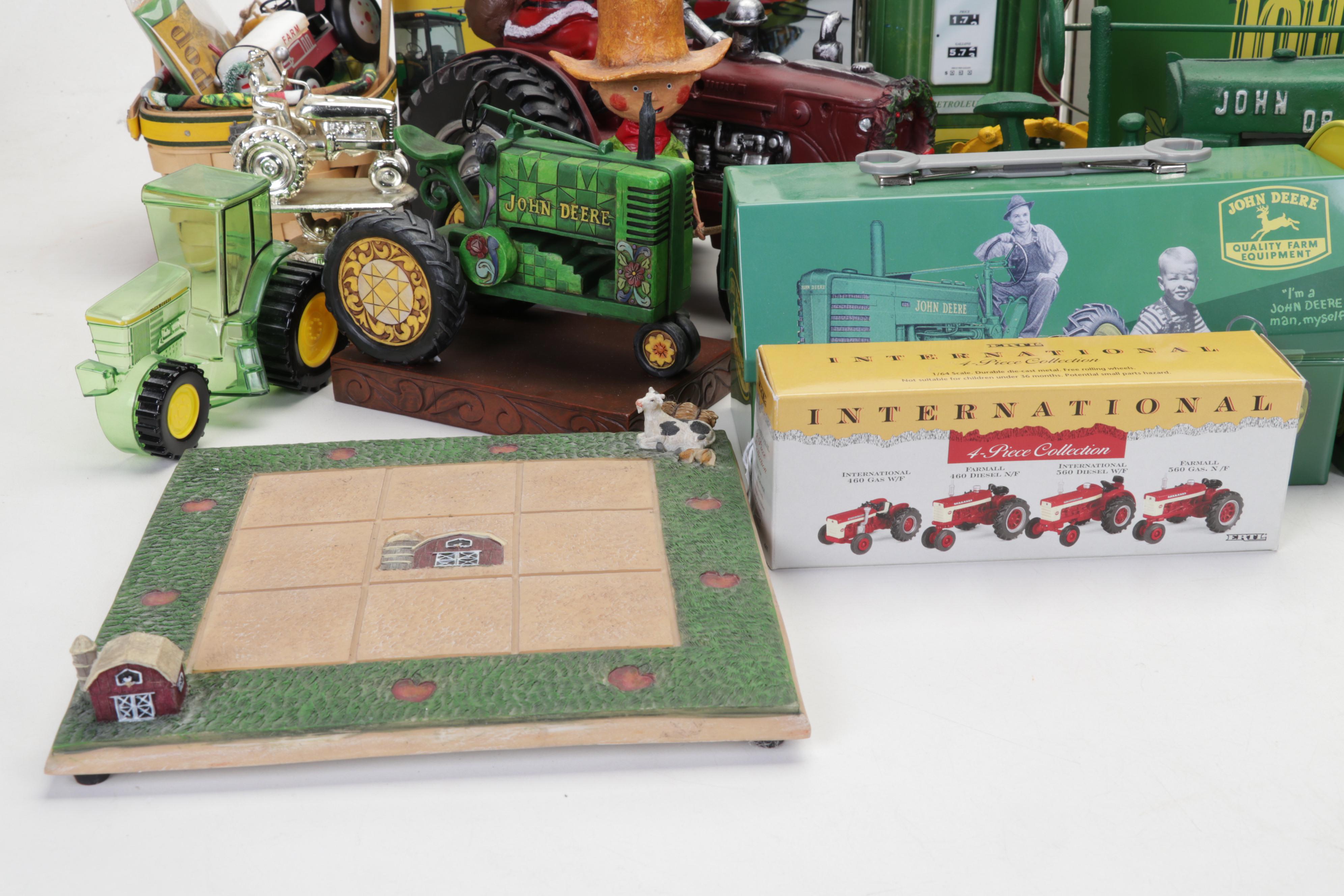John Deere Memorabilia and Collectibles Featuring 2006 Longaberger Basket