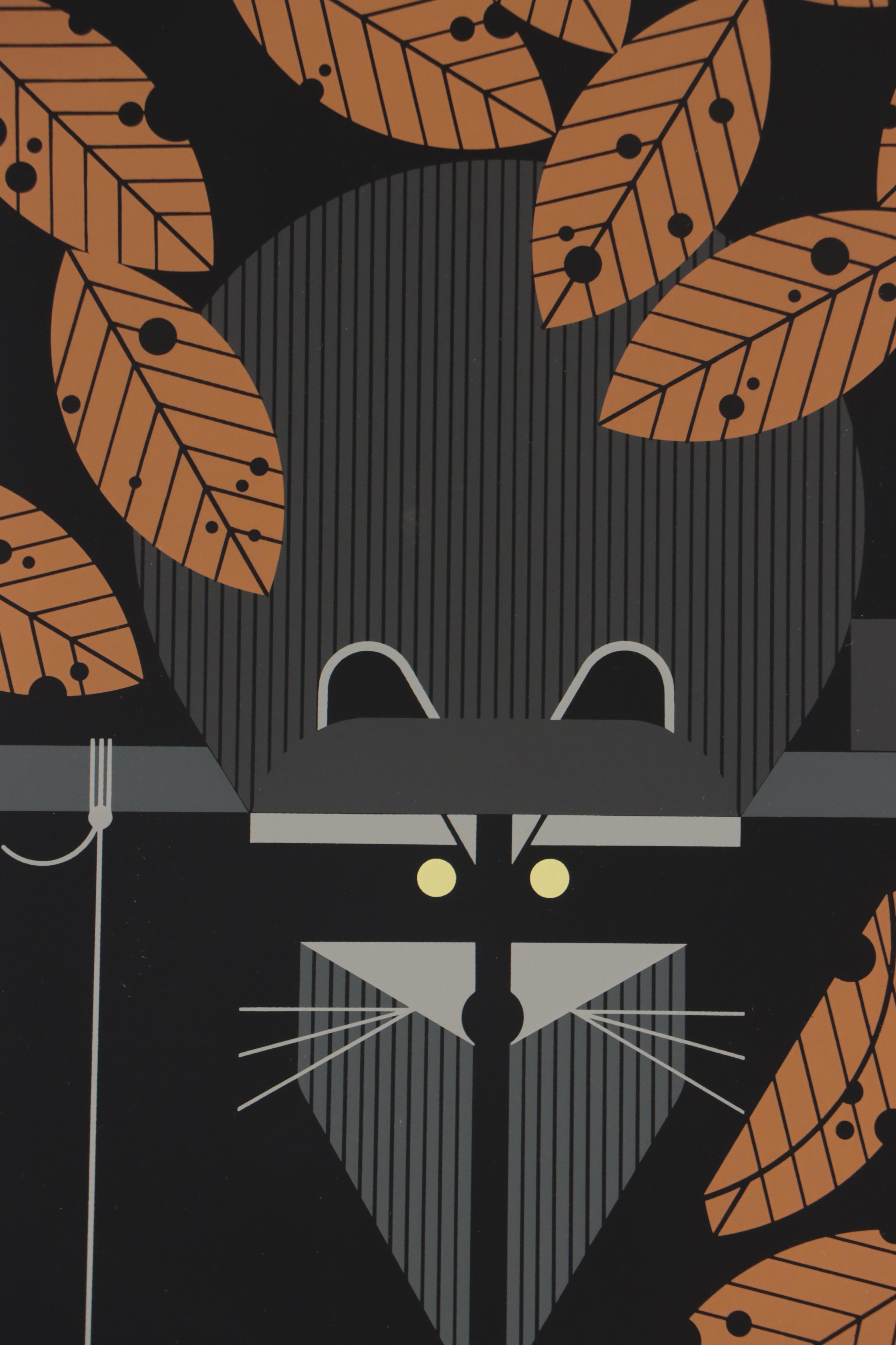 Charley Harper Serigraph "Raccsnack," 1983