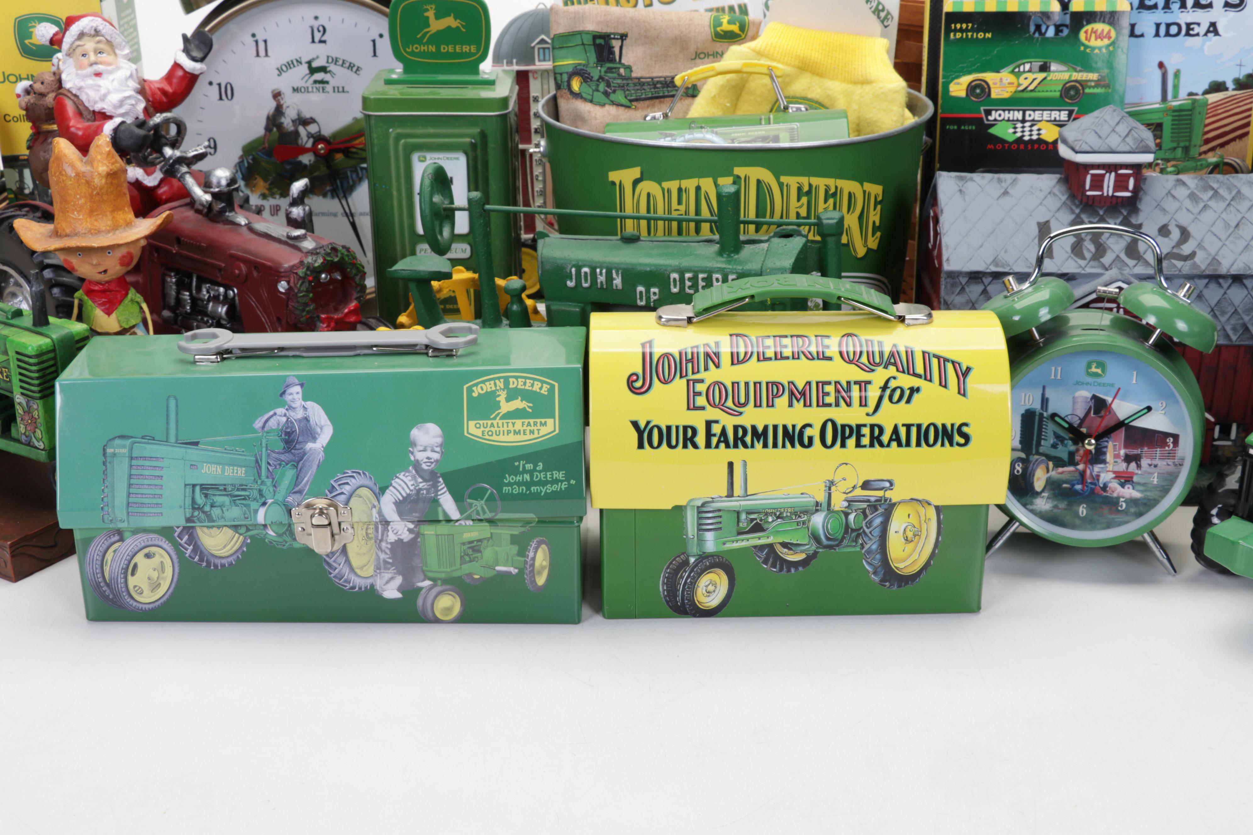 John Deere Memorabilia and Collectibles Featuring 2006 Longaberger Basket