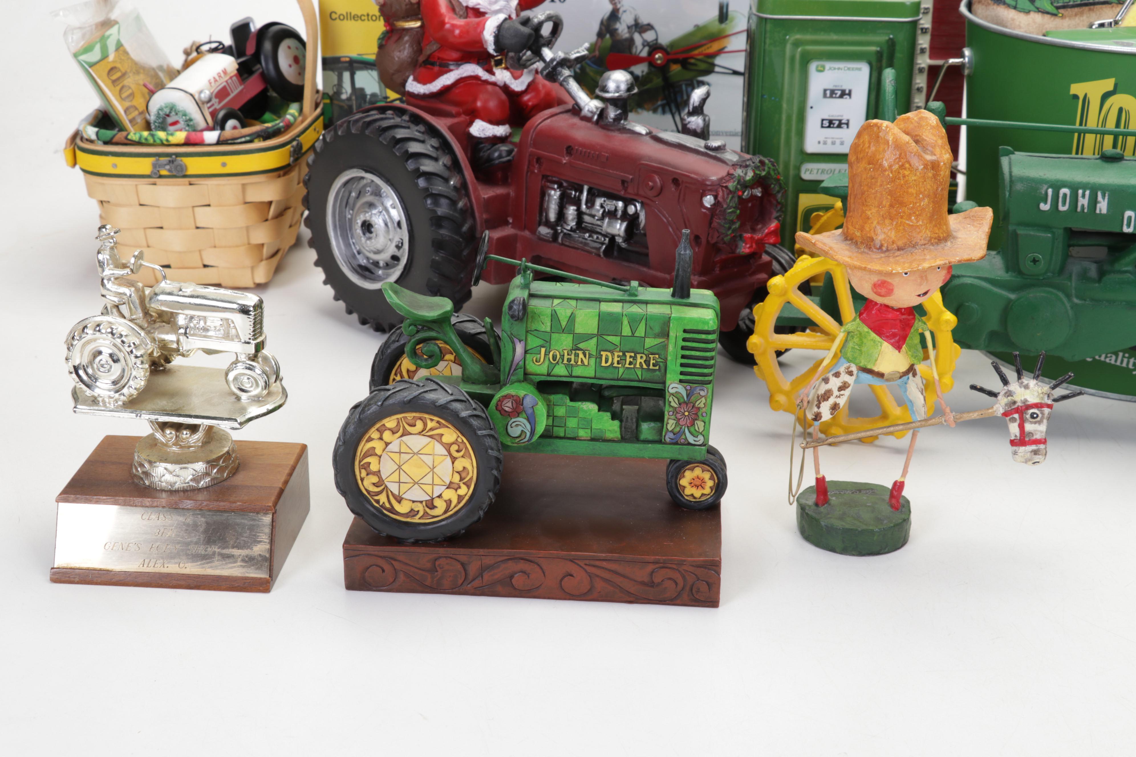 John Deere Memorabilia and Collectibles Featuring 2006 Longaberger Basket