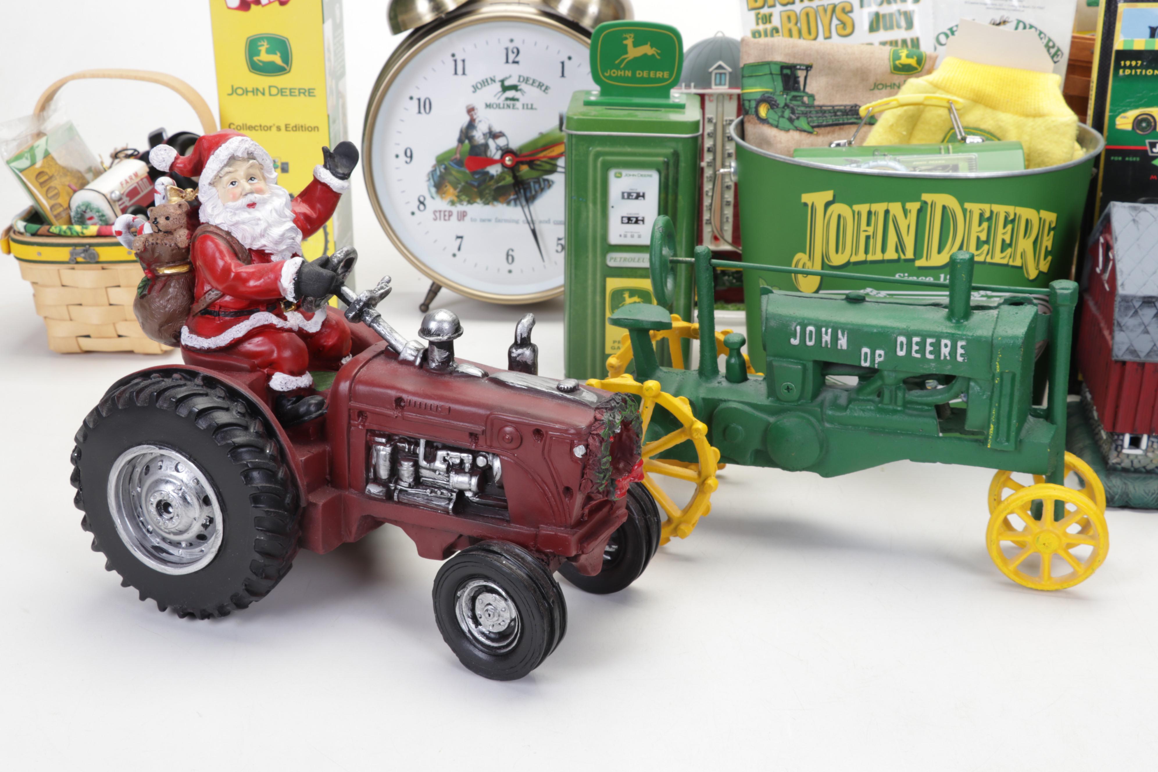 John Deere Memorabilia and Collectibles Featuring 2006 Longaberger Basket