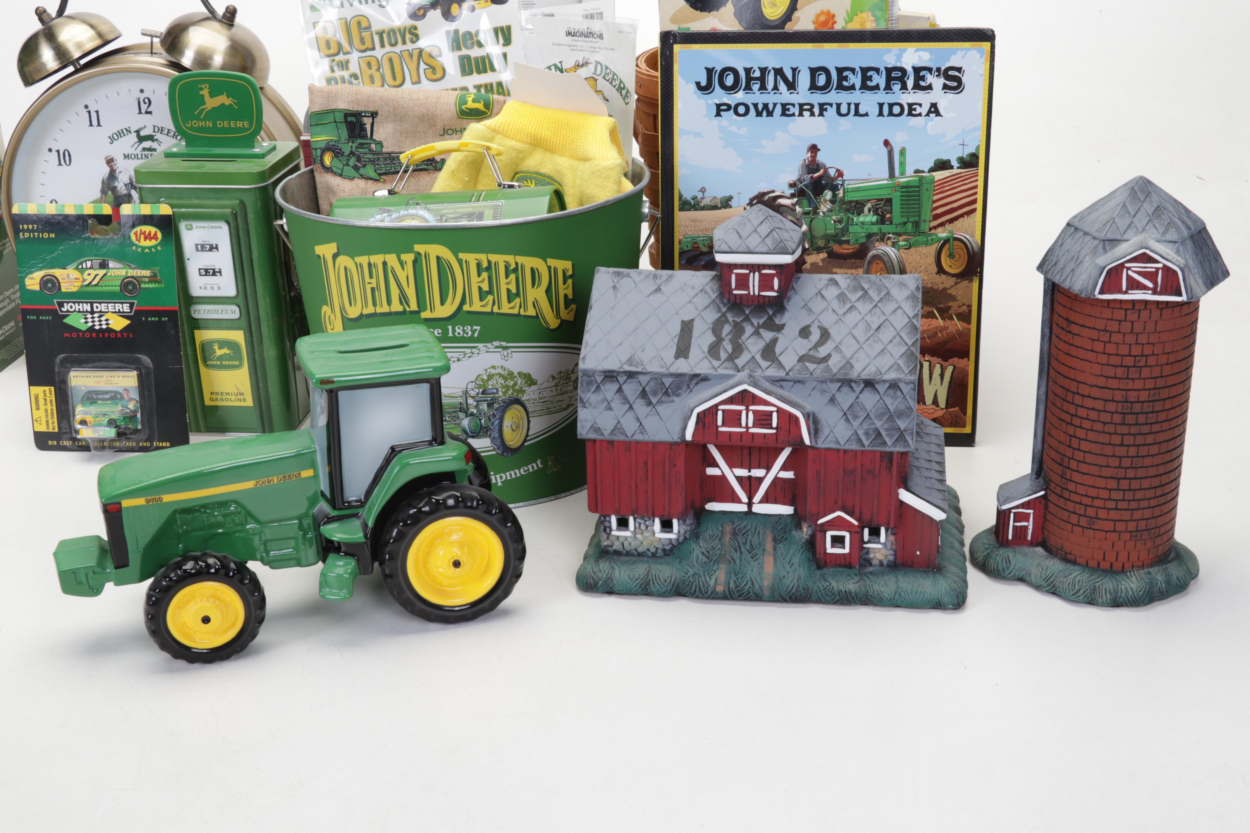 John Deere Memorabilia and Collectibles Featuring 2006 Longaberger Basket