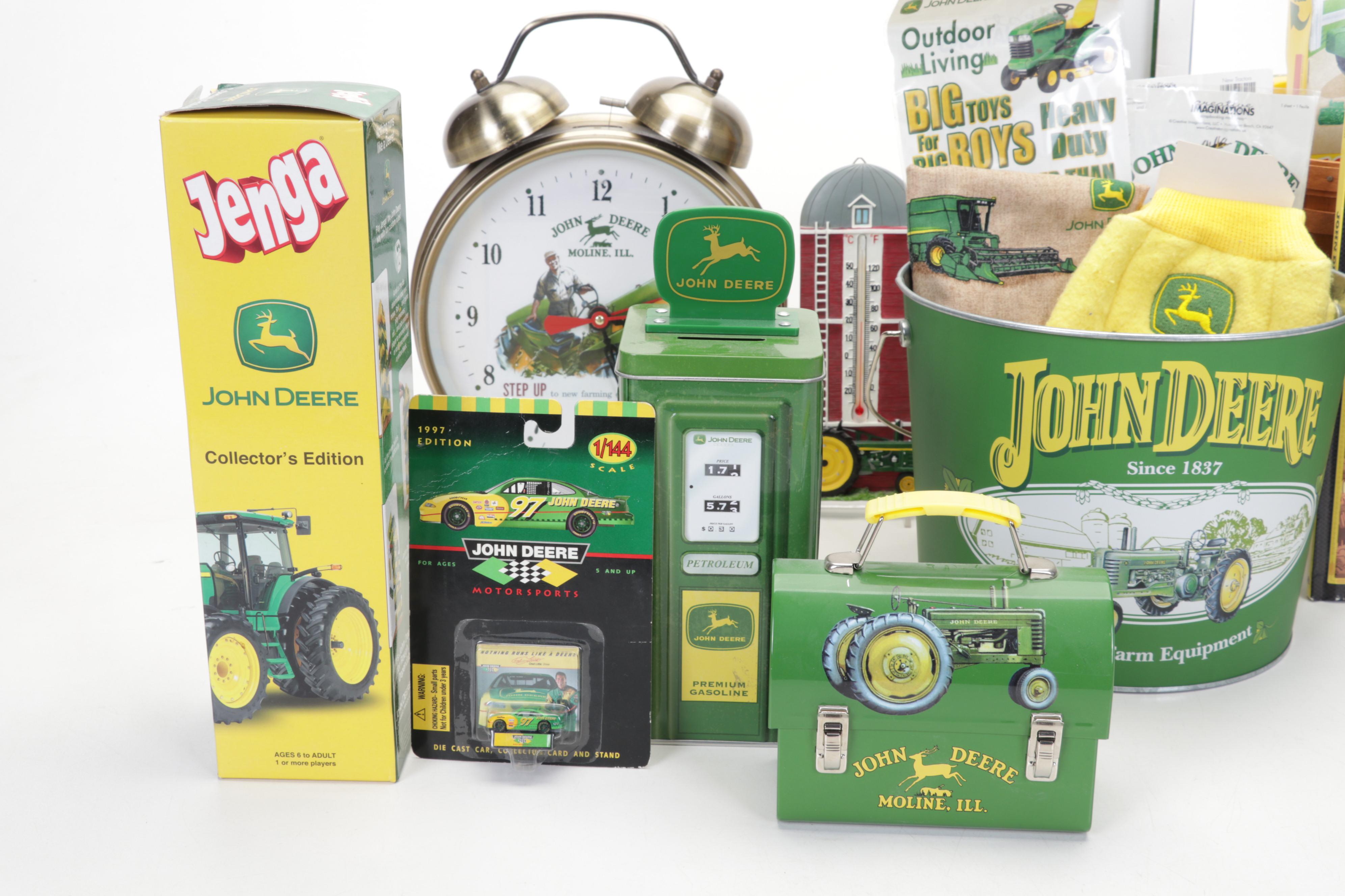 John Deere Memorabilia and Collectibles Featuring 2006 Longaberger Basket