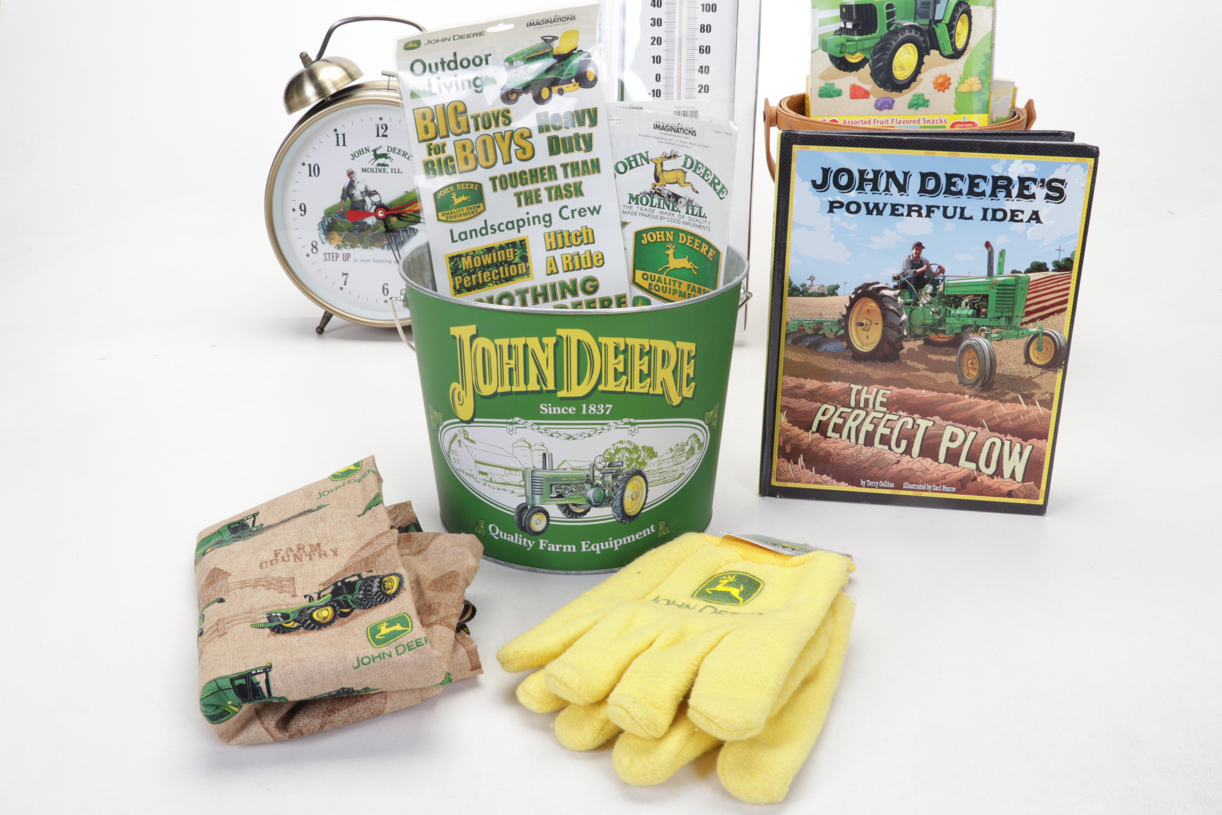 John Deere Memorabilia and Collectibles Featuring 2006 Longaberger Basket