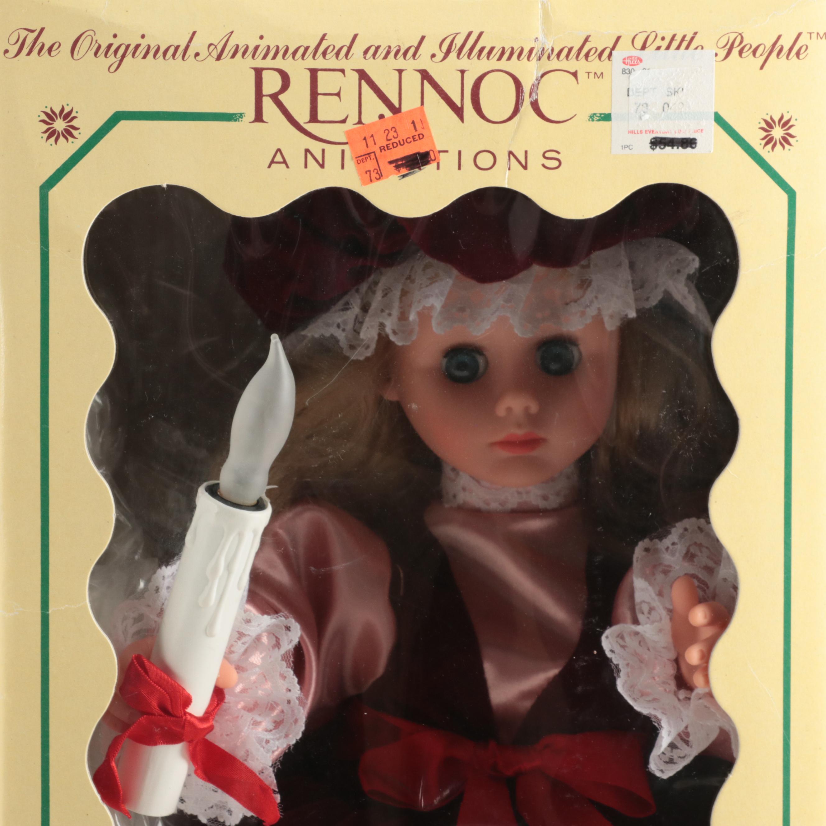 Rennoc Animation Santa Claus and Caroler Animated Figures