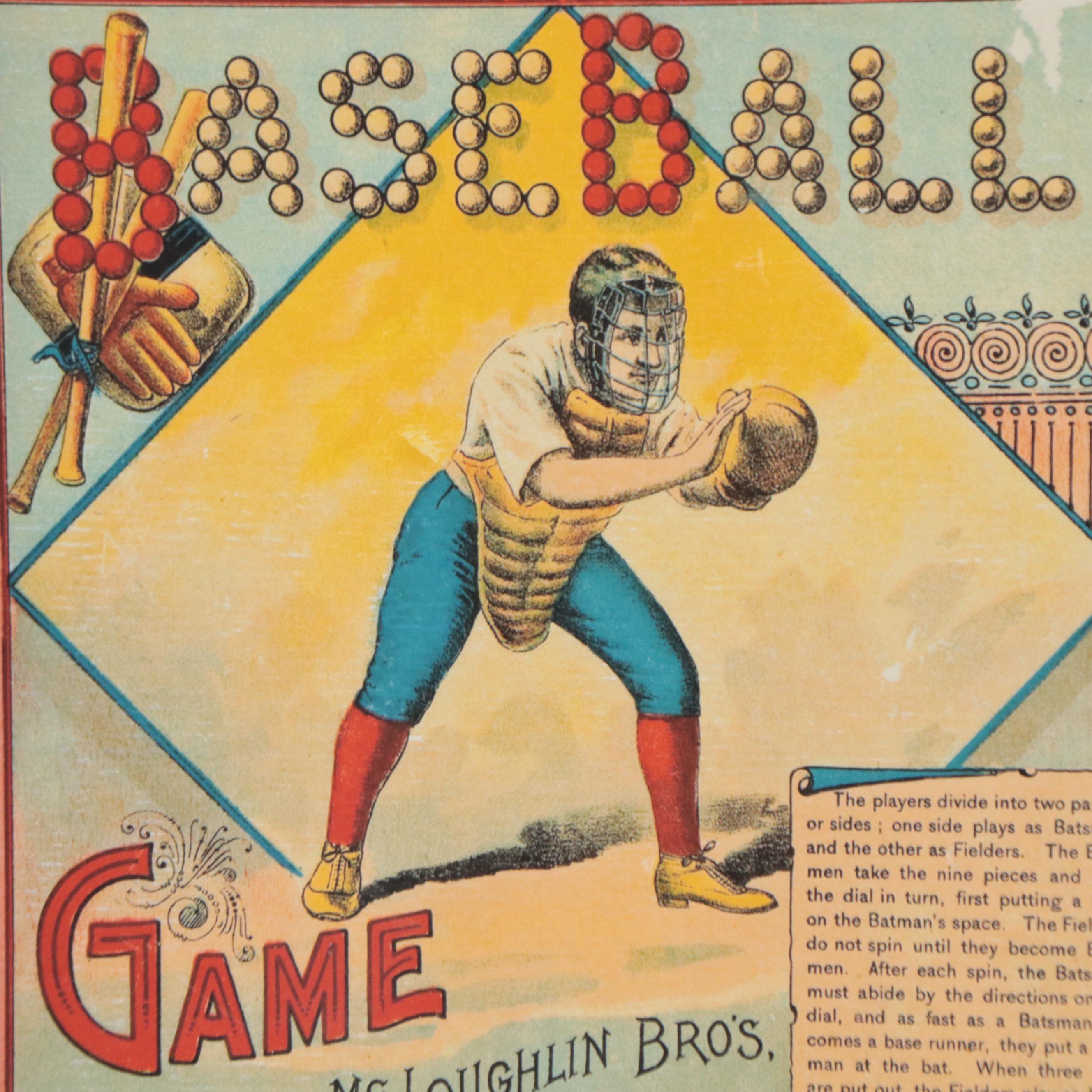 McLoughlin Bros., Other Pre-War Baseball Game Giclées, Weather Calendar, More