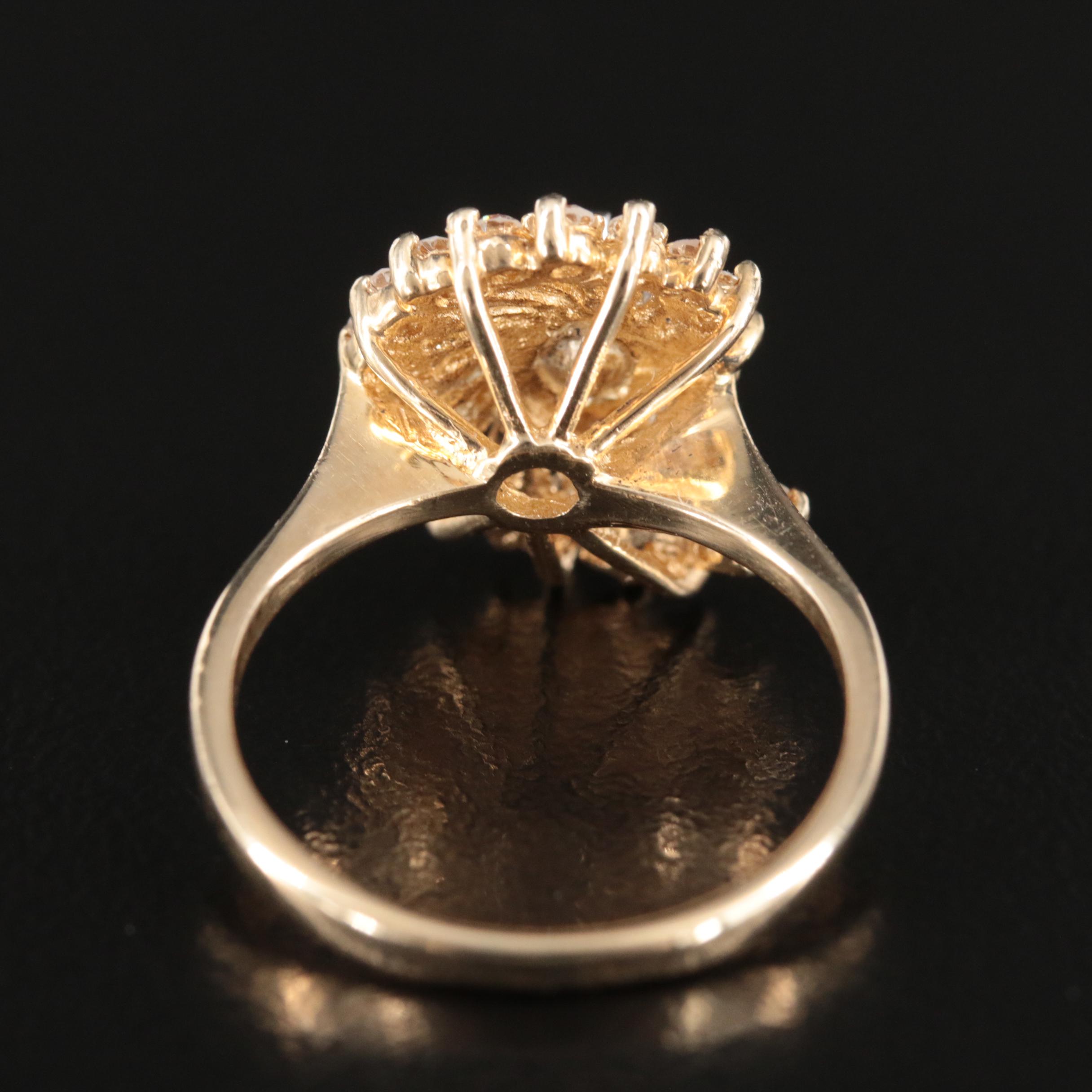 Vintage 14K 0.48 CTW Diamond Ring