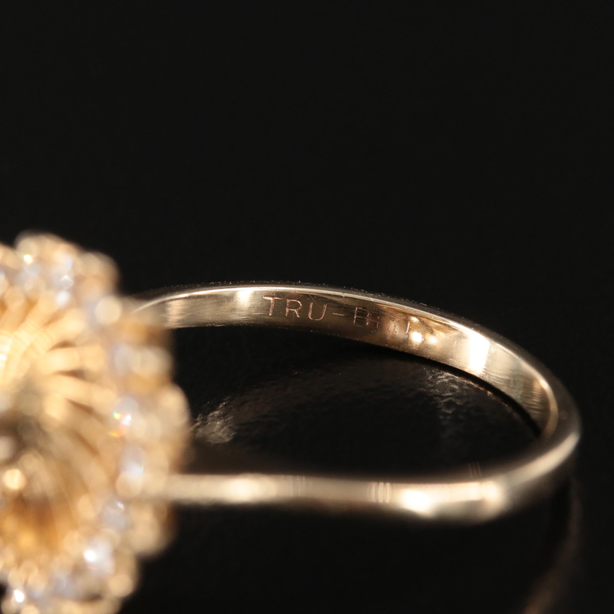 Vintage 14K 0.48 CTW Diamond Ring